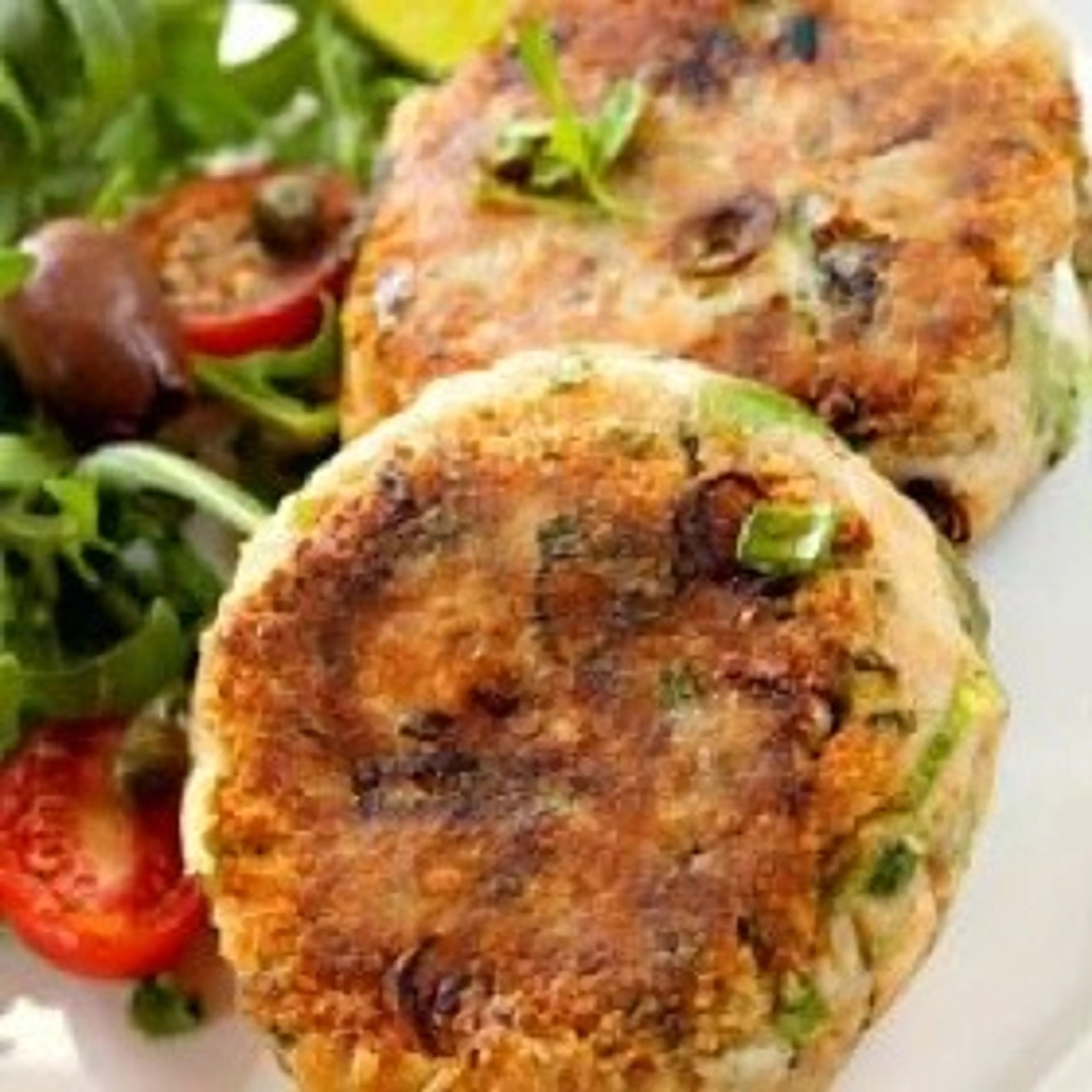 Savory Salmon-Crab Cakes