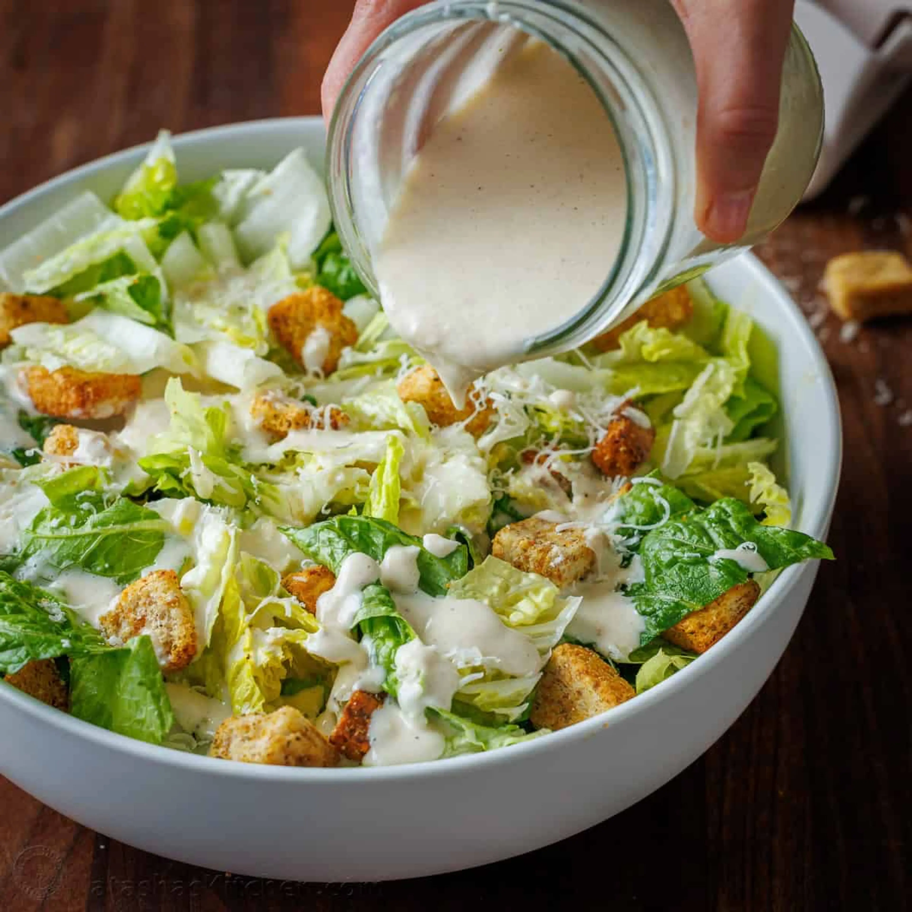 Easy Caesar Dressing Recipe (VIDEO)