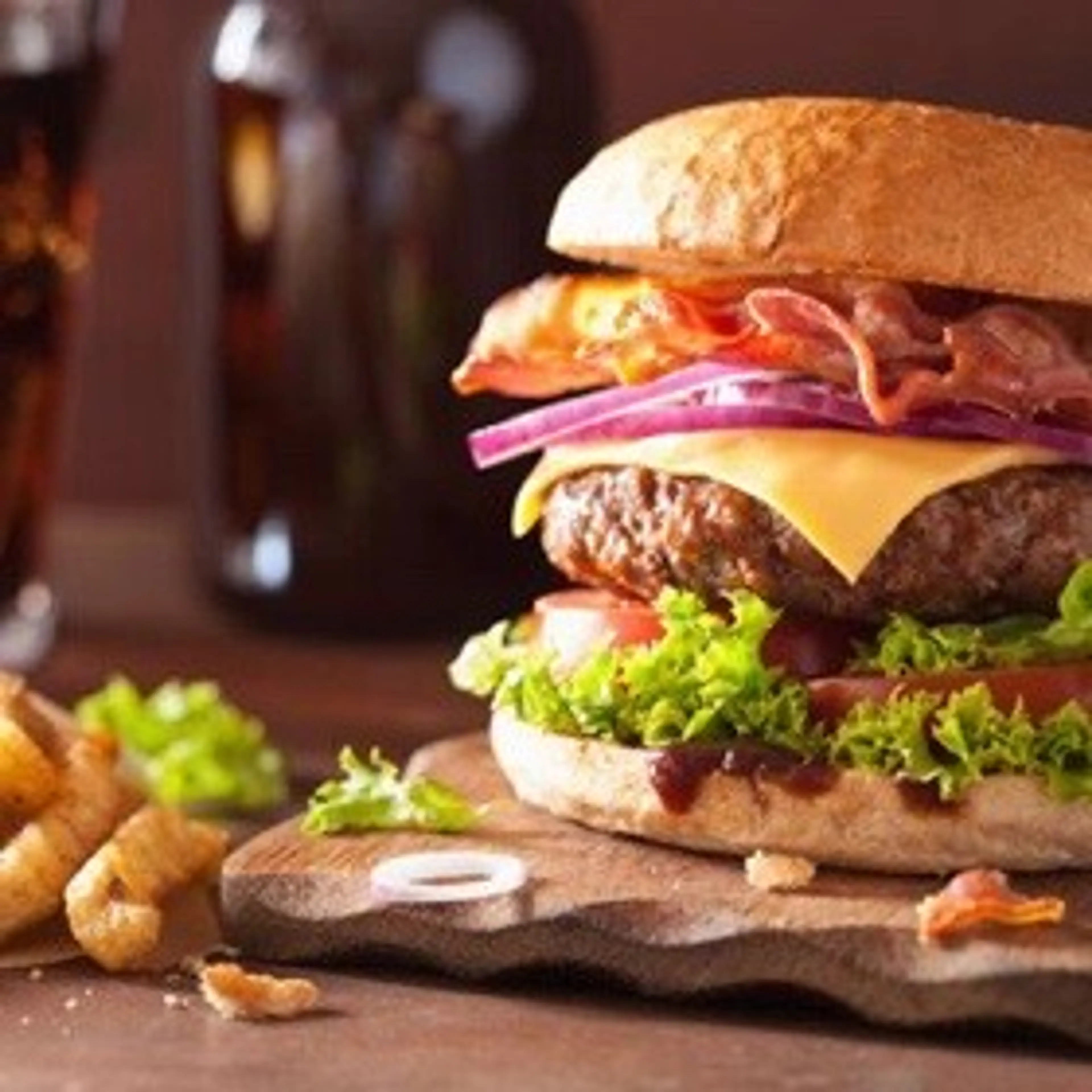 Burger Au Bacon Et Au Cheddar