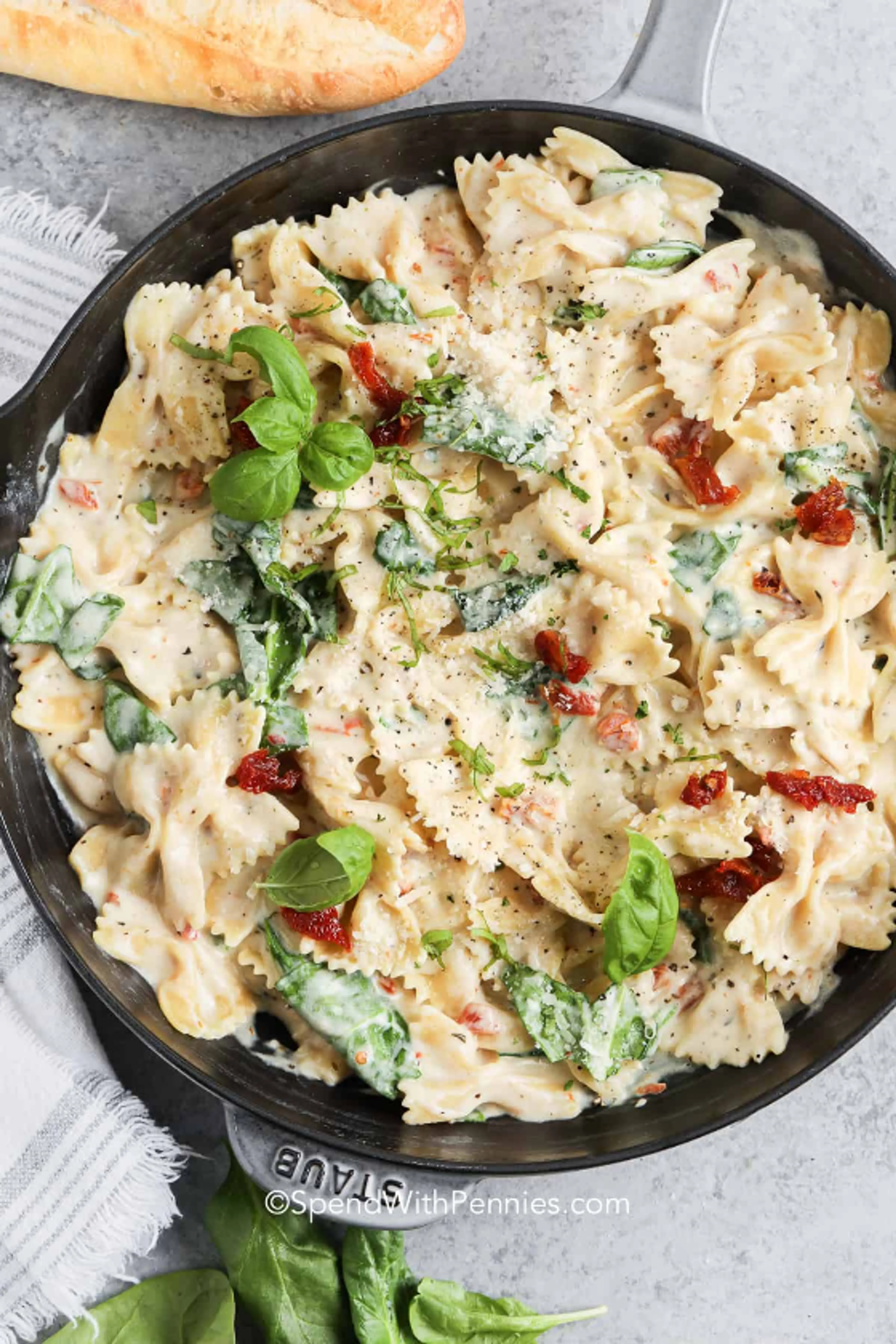 Creamy Bow Tie Pasta