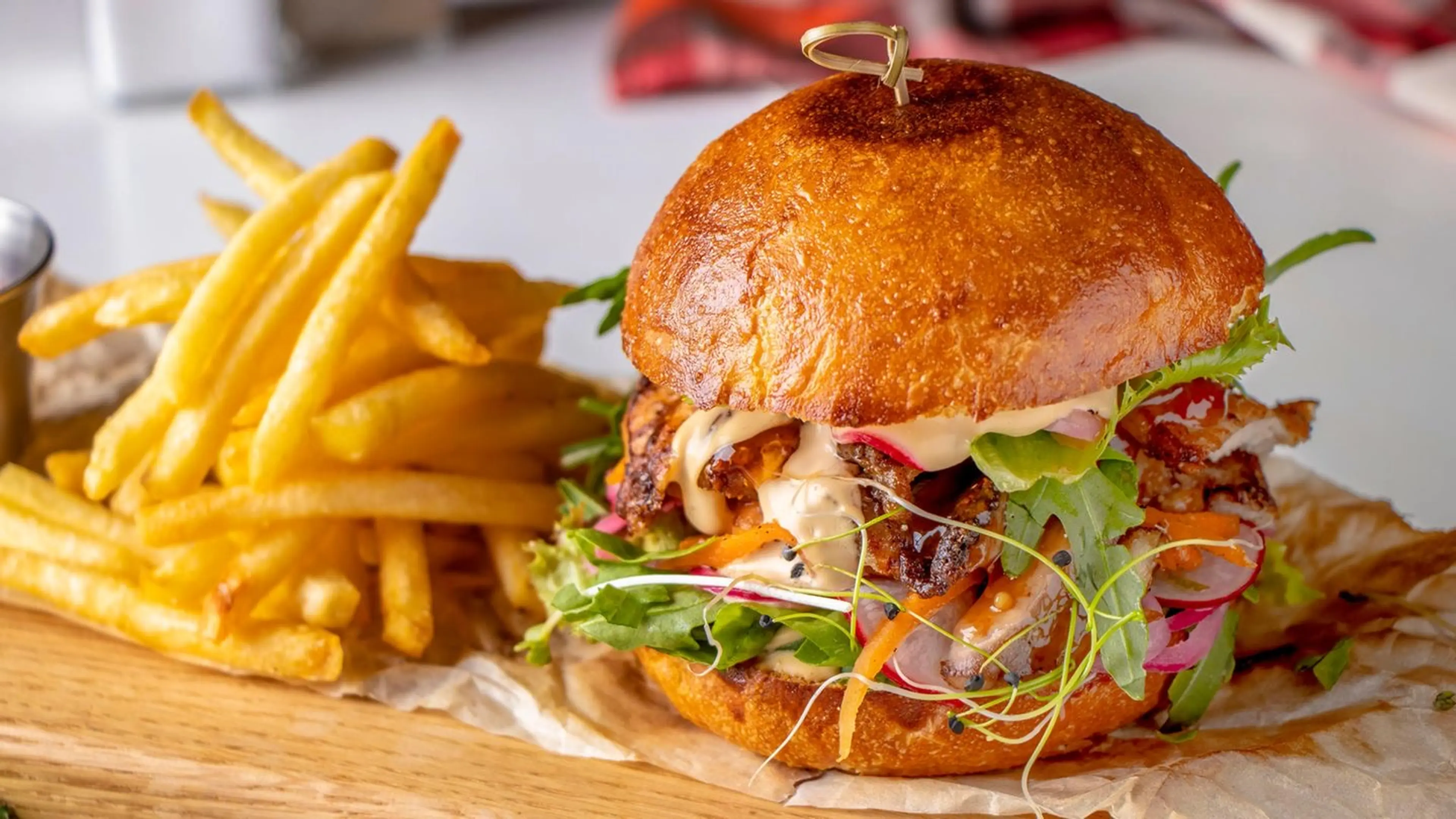 Pulled-Pilz-Sandwich