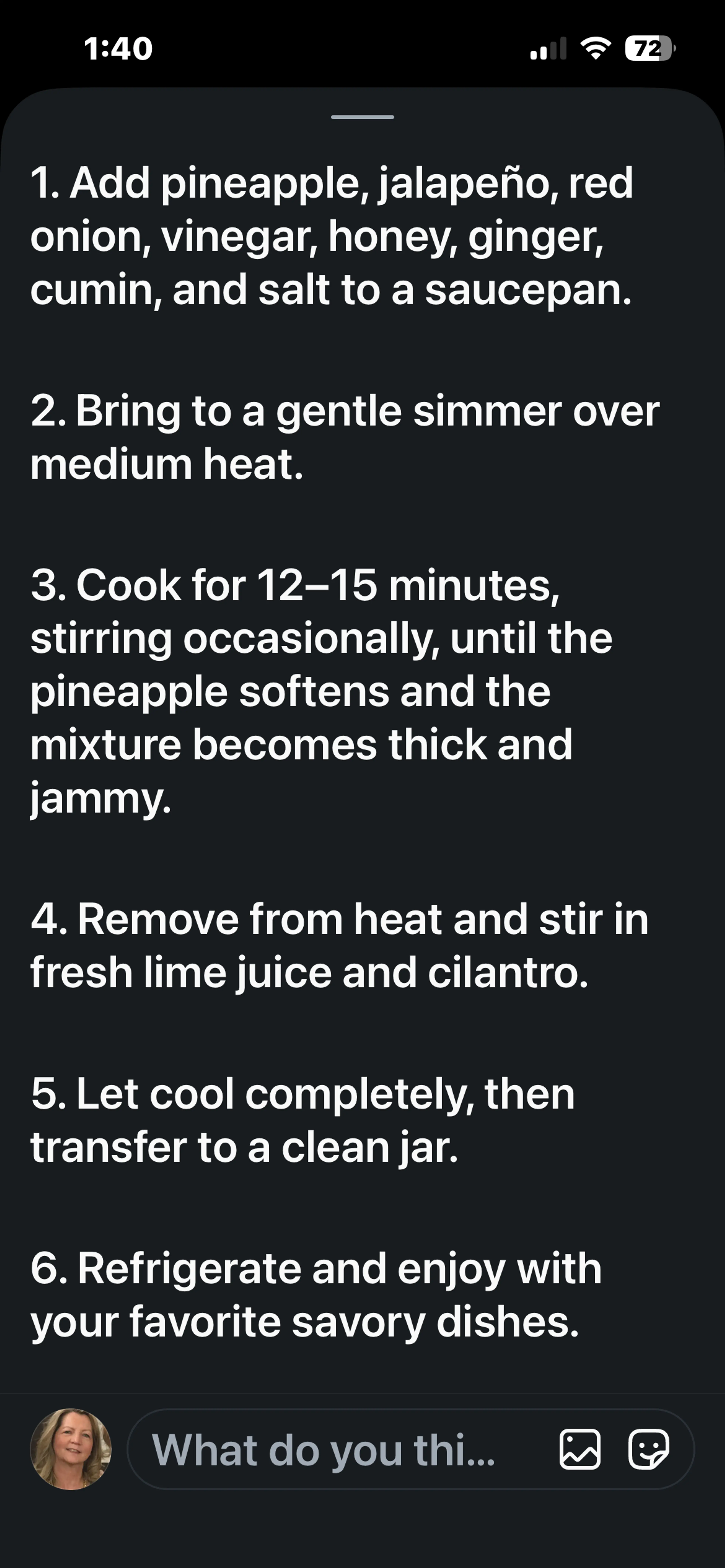 Jalapeño Pineapple Chutney