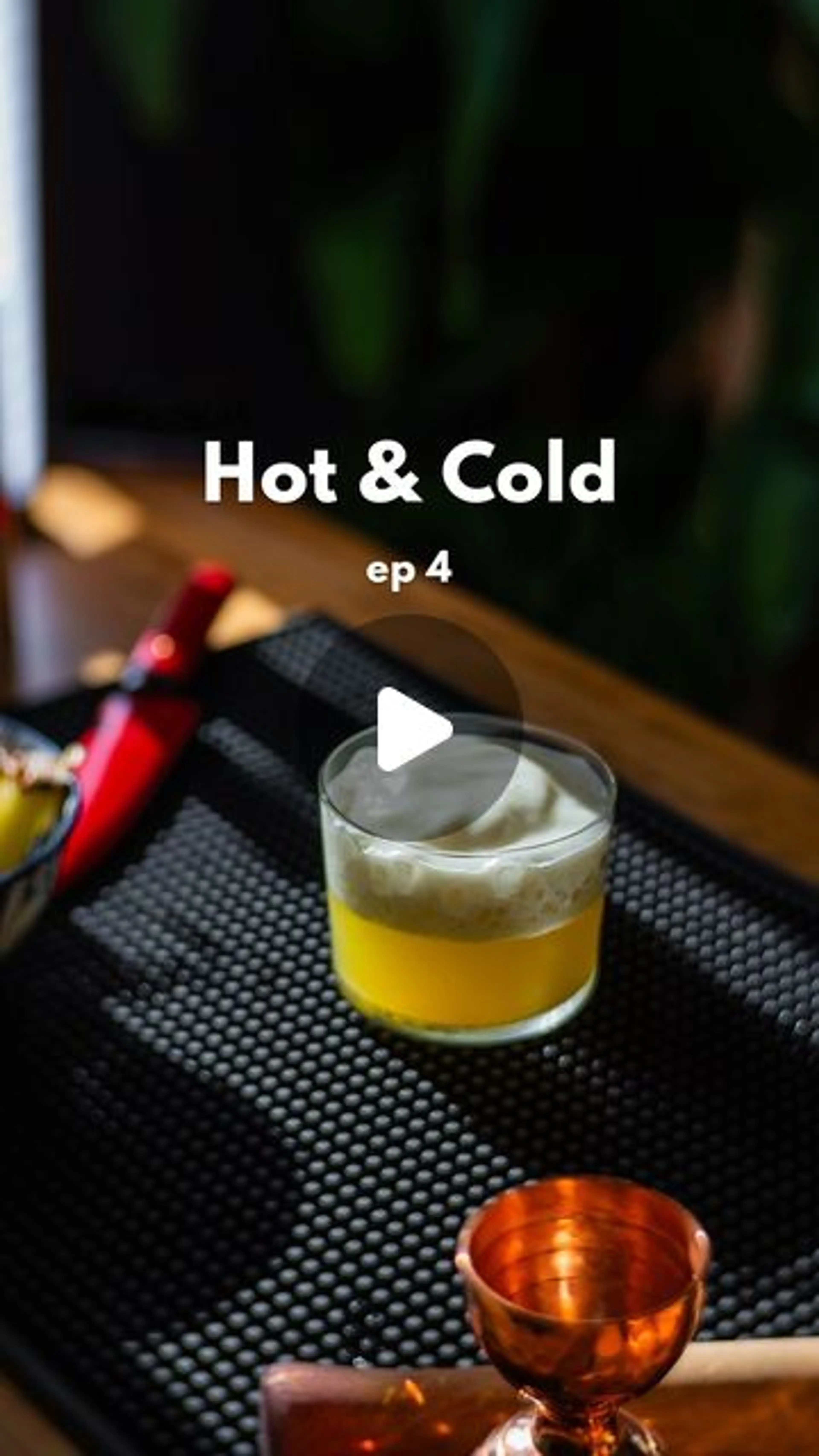 Hot & Cold – the First Cocktail I Had in Singapore. It’s fro
