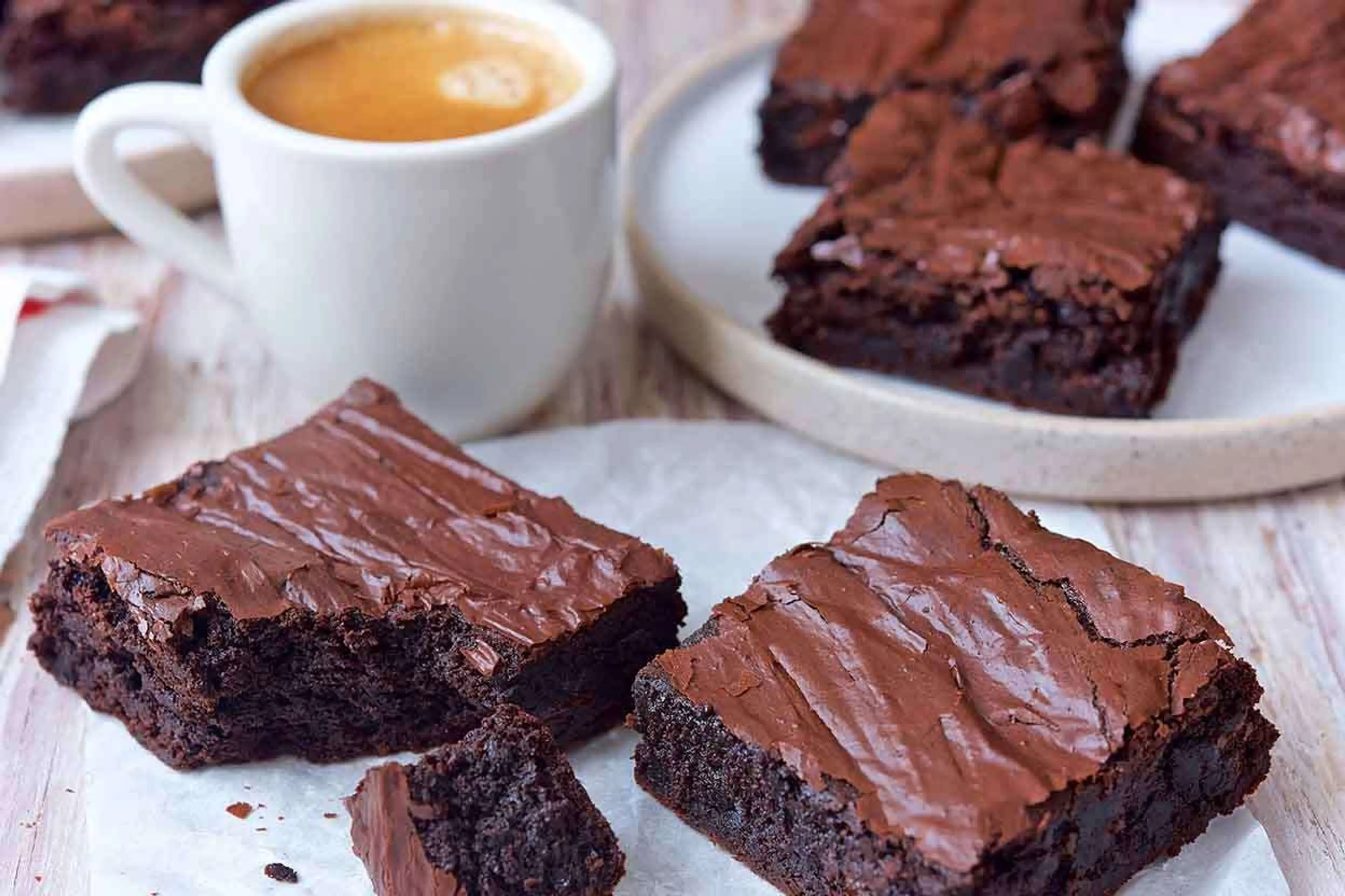 Double Chocolate Fudge Brownies