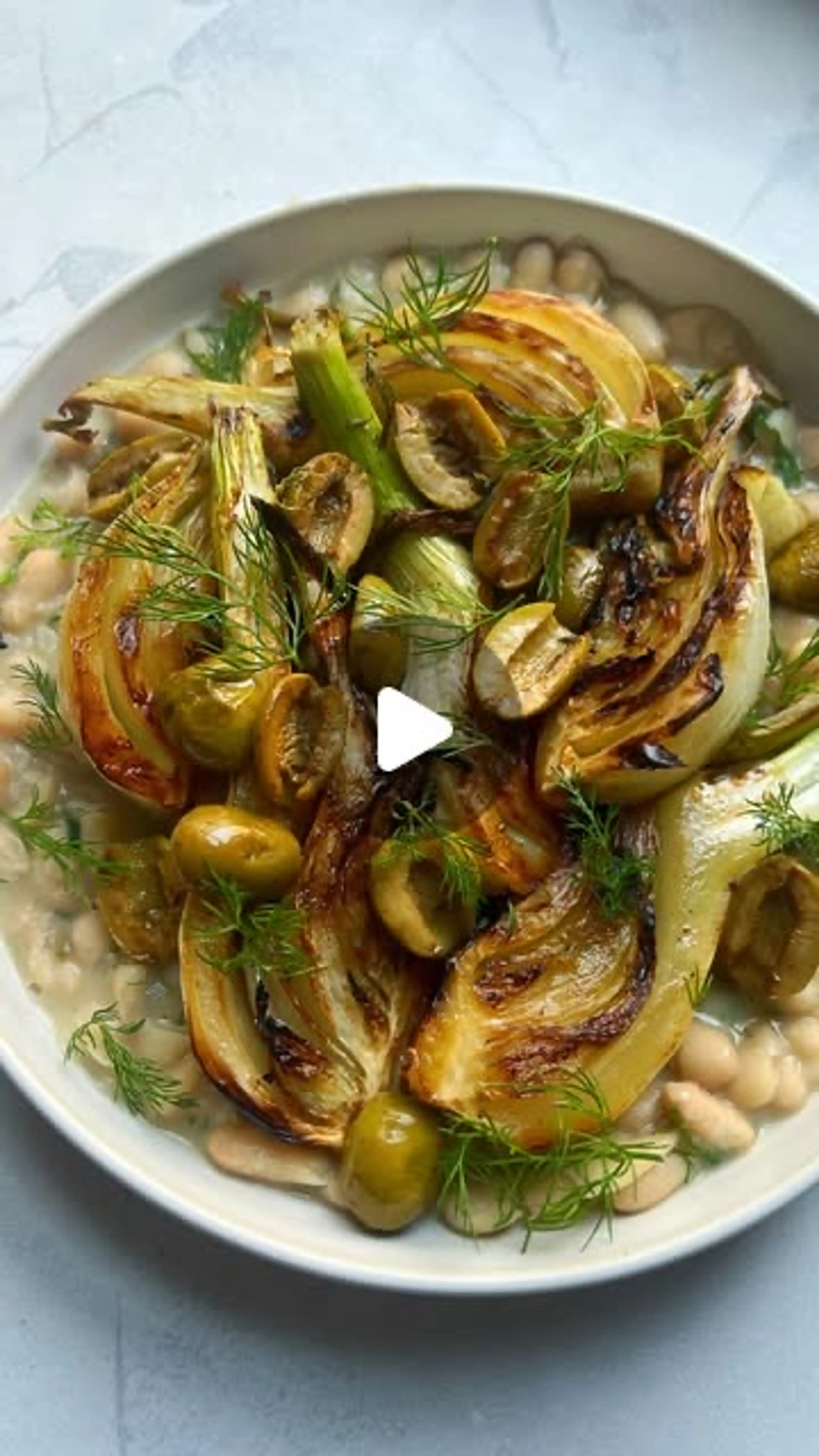 Fennel With Creamed Beans