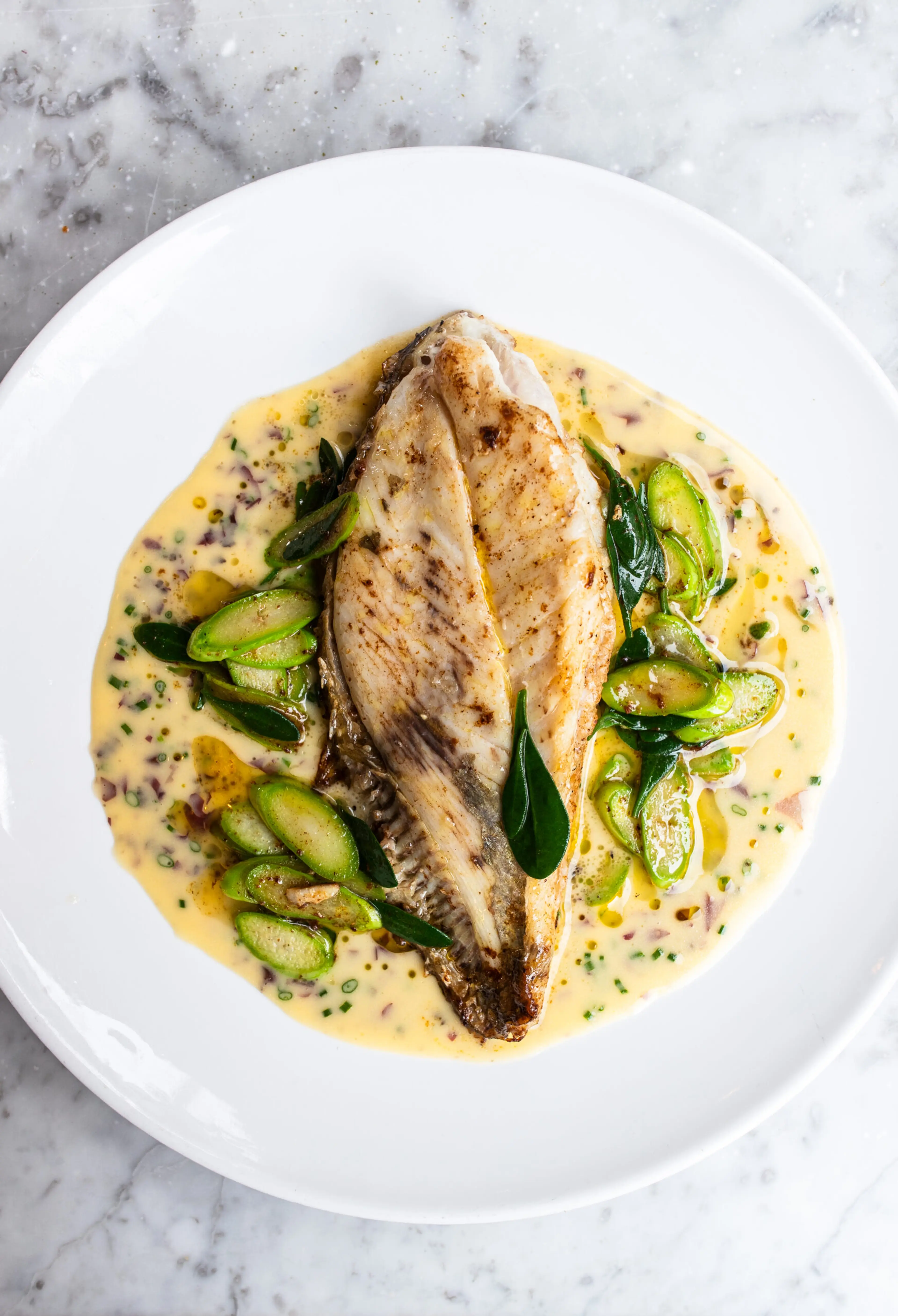 John Dory with Seaweed Beurre Blanc