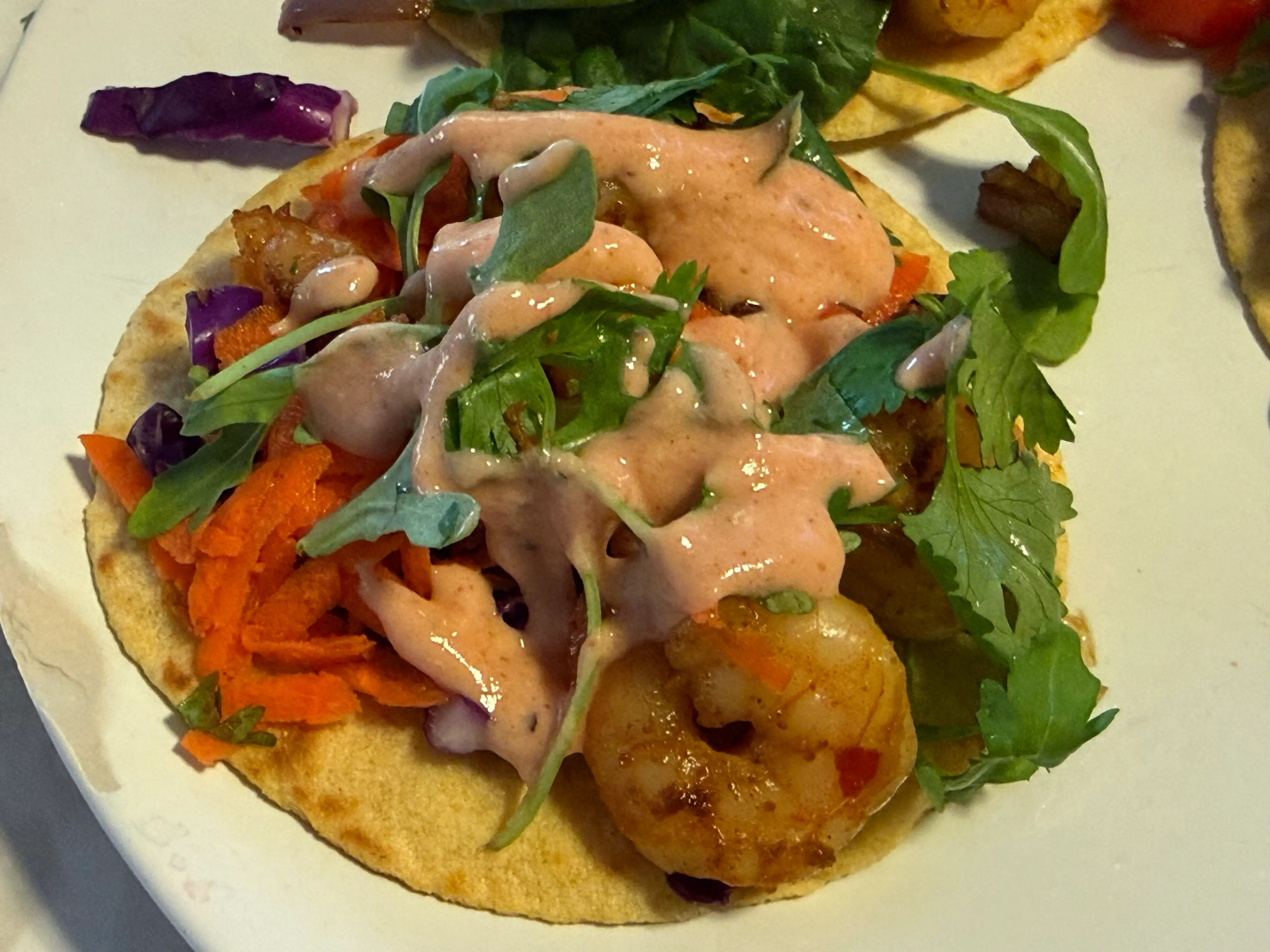 Sriracha Lime Shrimp Tacos