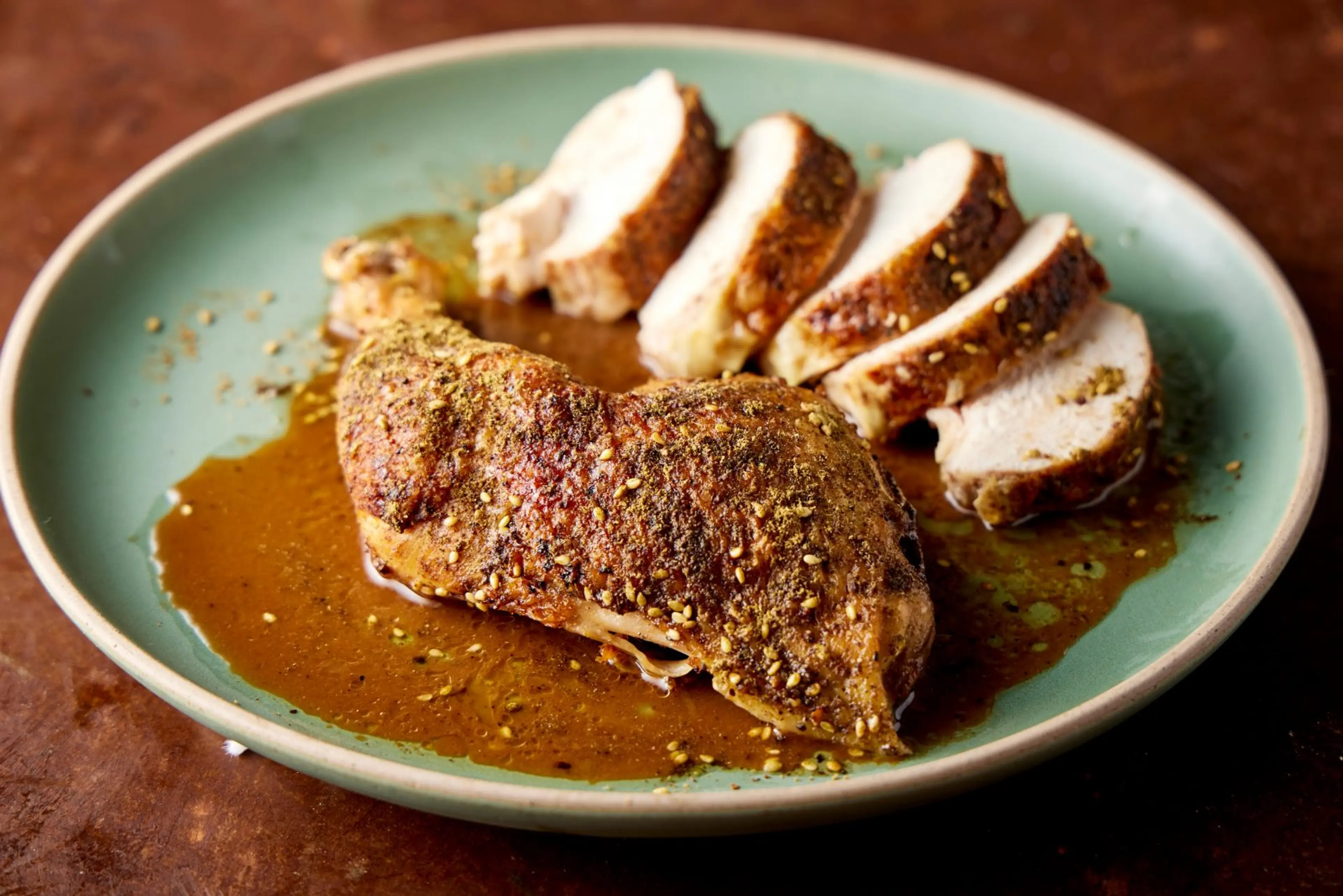 Lemon and Za’atar Chicken Under a Brick