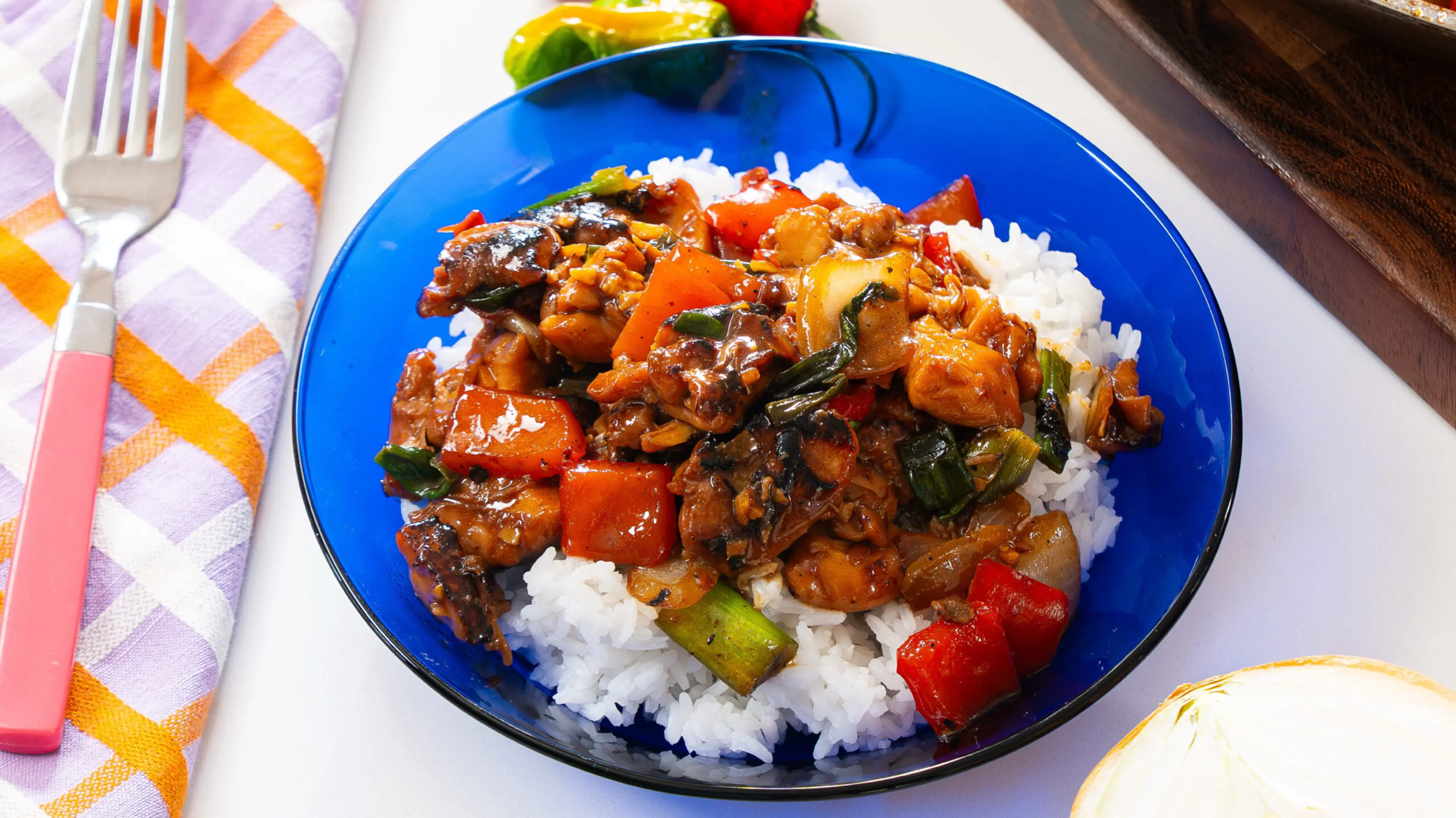 Honey Garlic Chicken Stir Fry