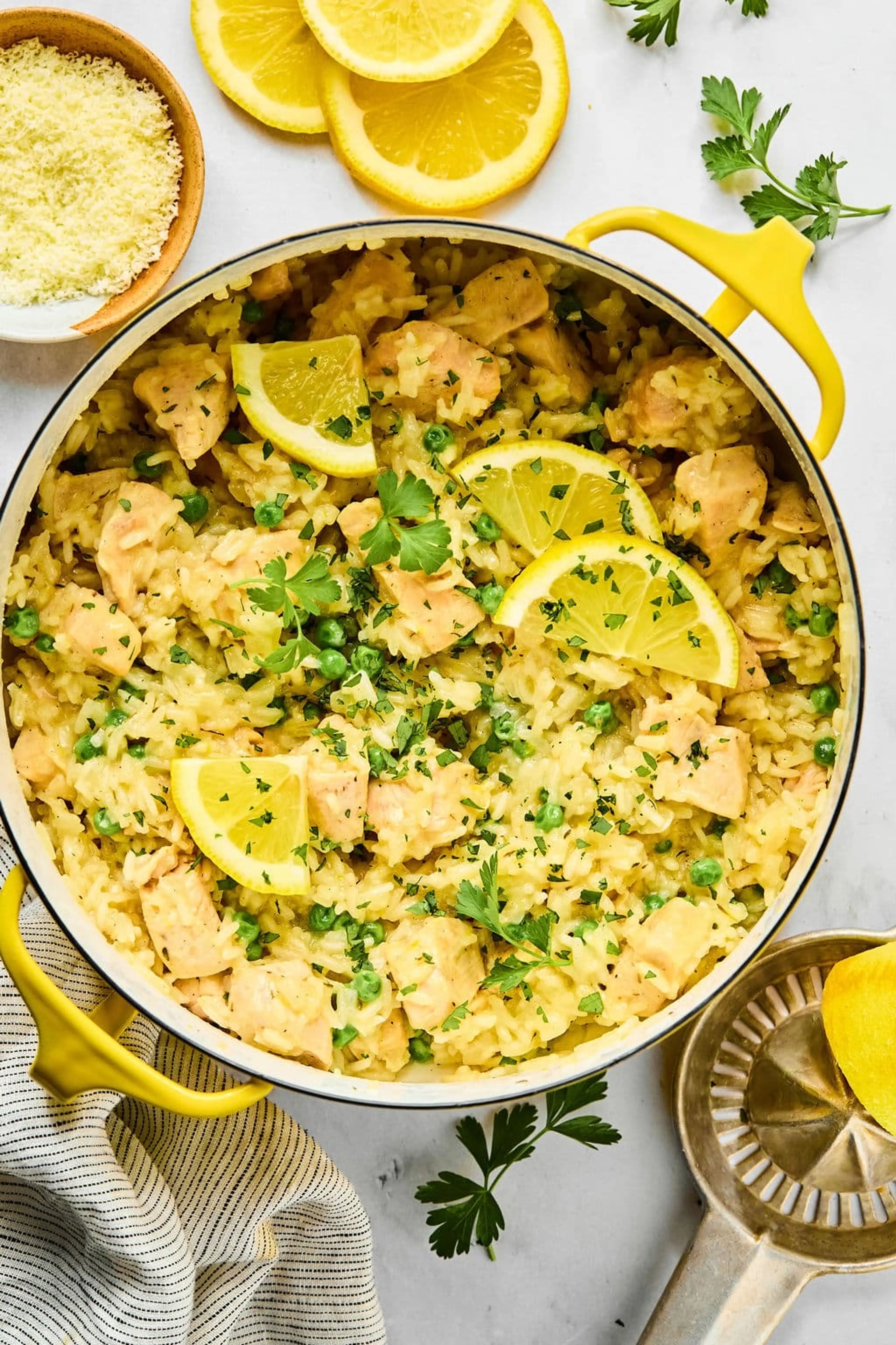 Lemon Chicken and Rice (One-Pot)