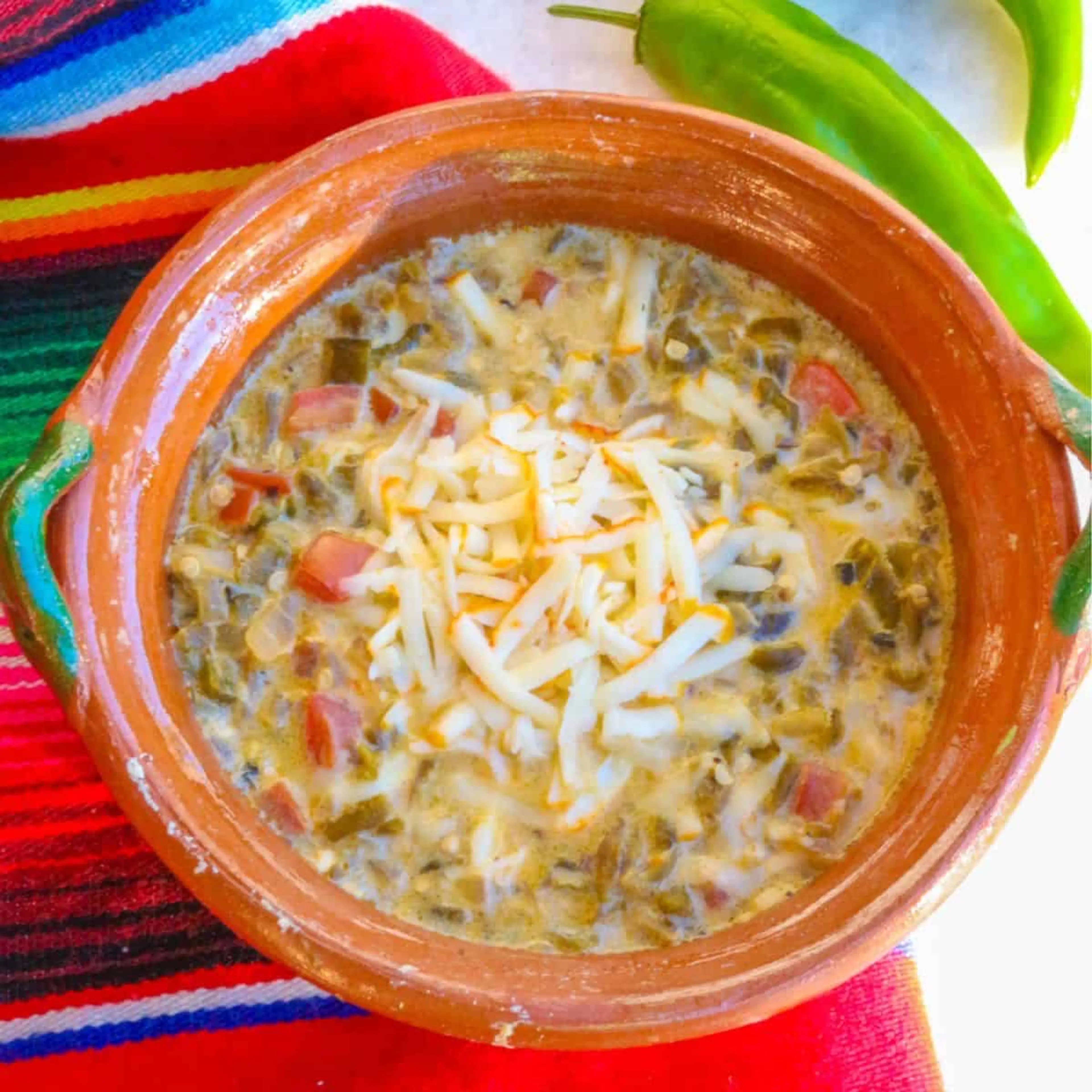 Chile Verde con Queso (Green Chile with Cheese)