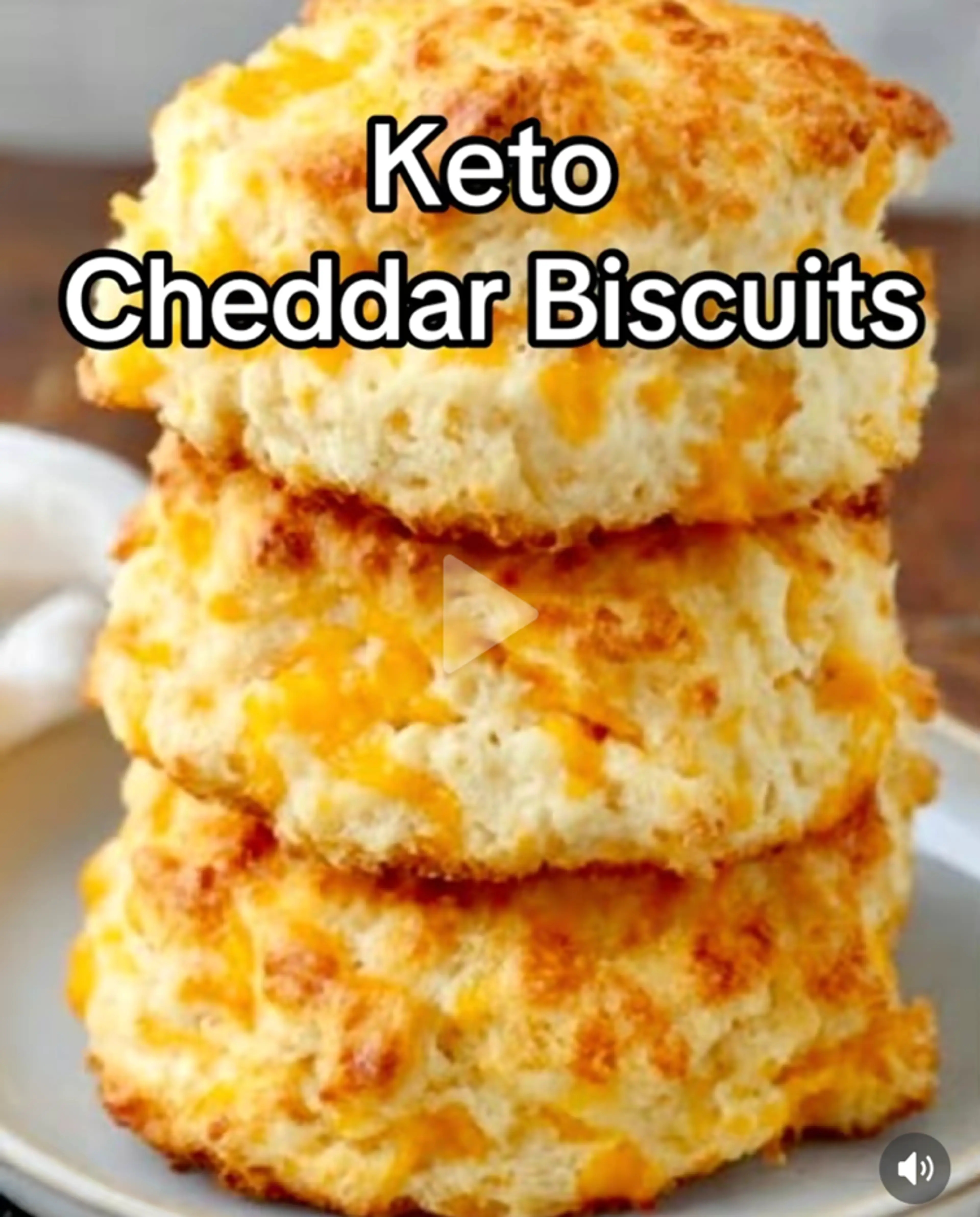 Keto Cheddar Biscuits