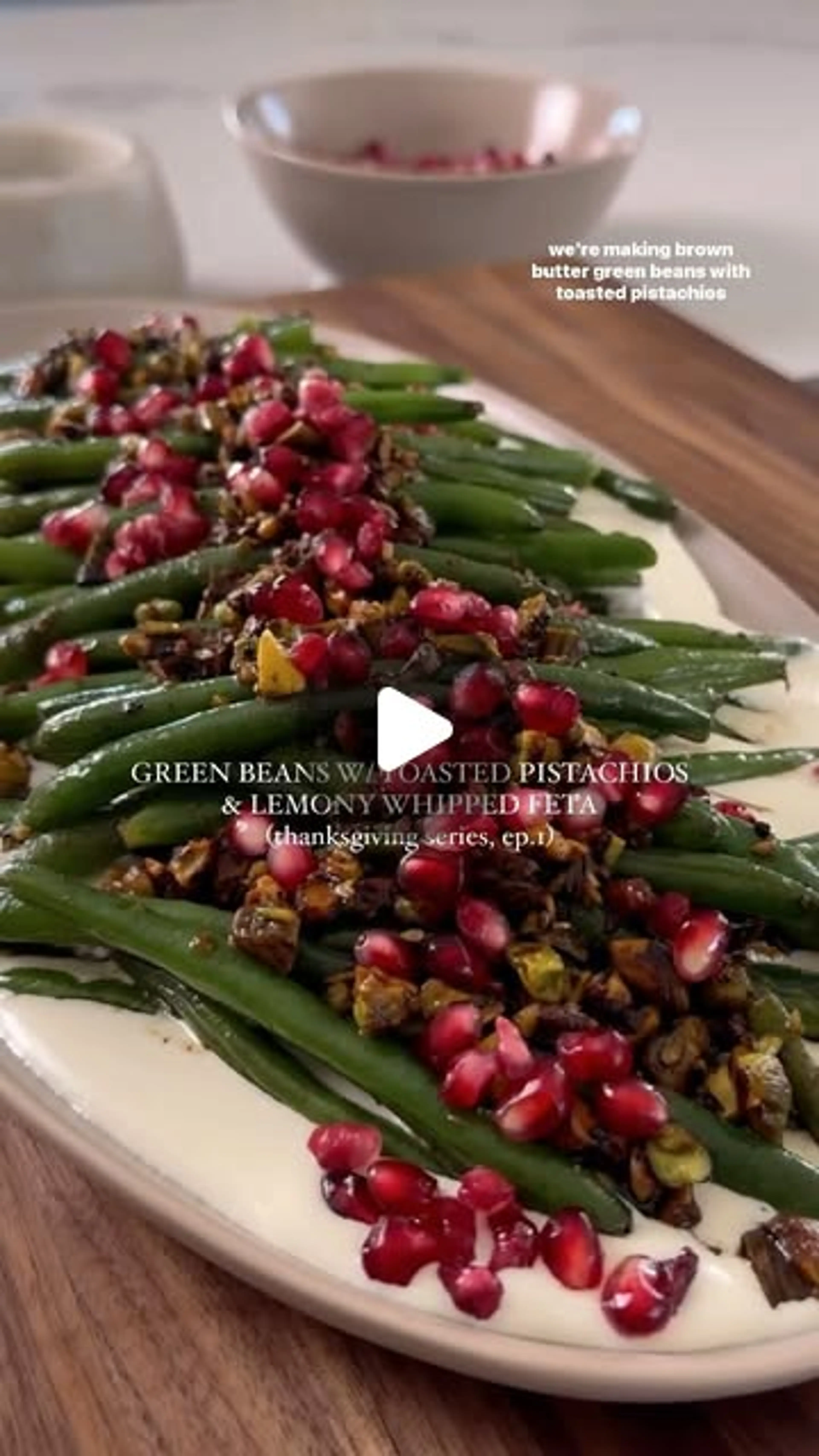 Cranberry Feta Green Beans