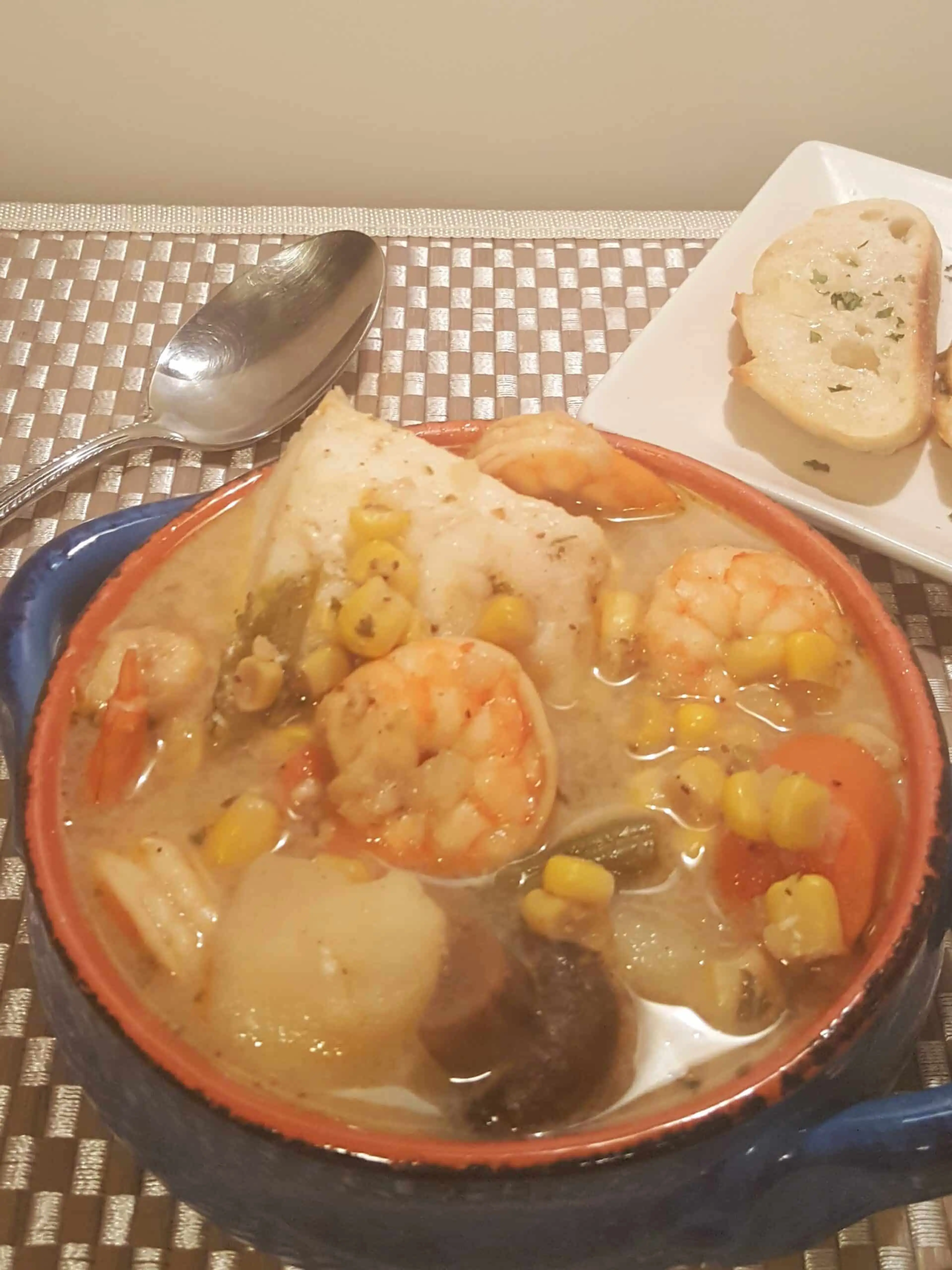 Pressure Cooker Seafood Chowder
