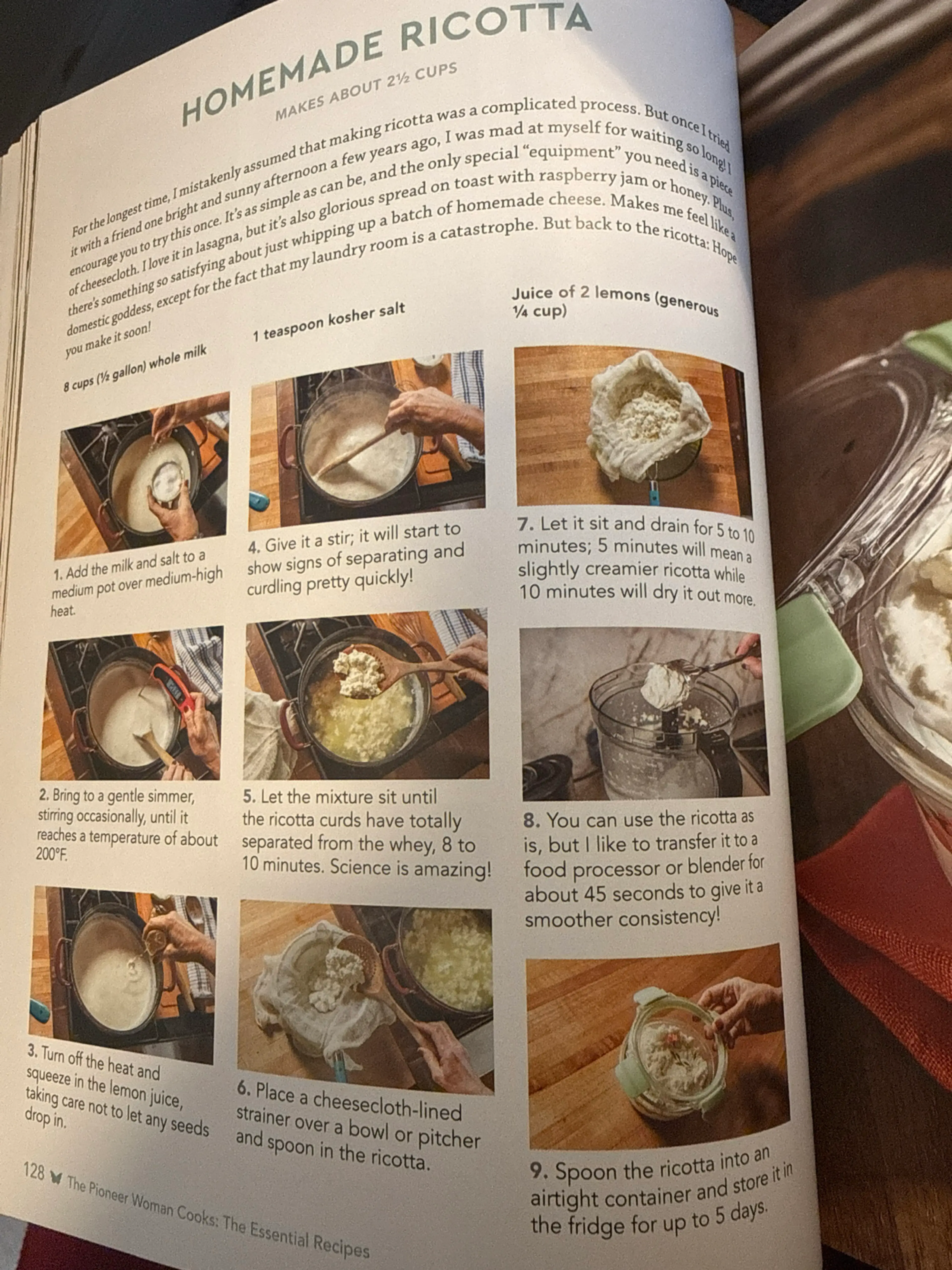 Homemade Ricotta