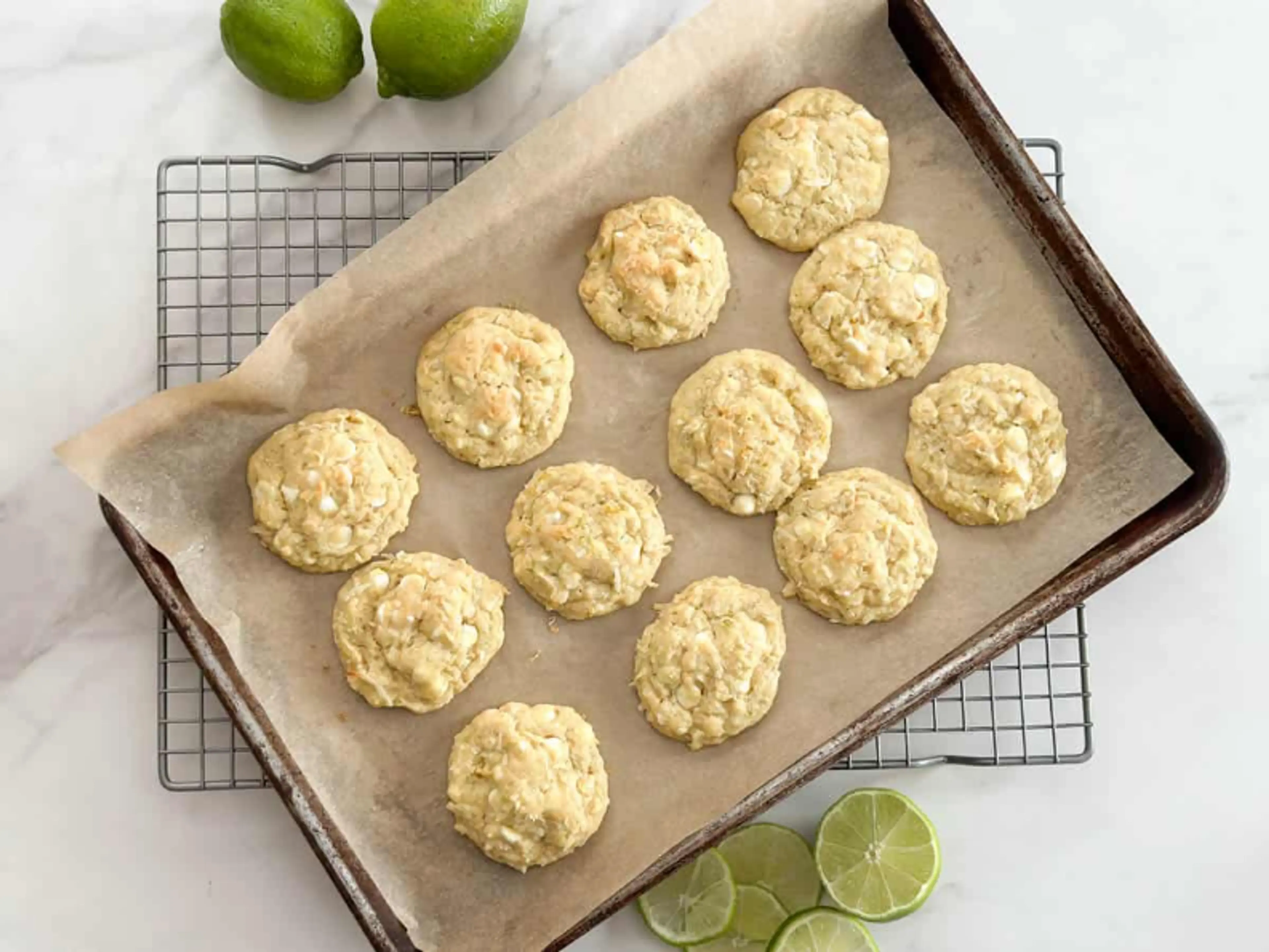 The Best Coconut Lime Cookies