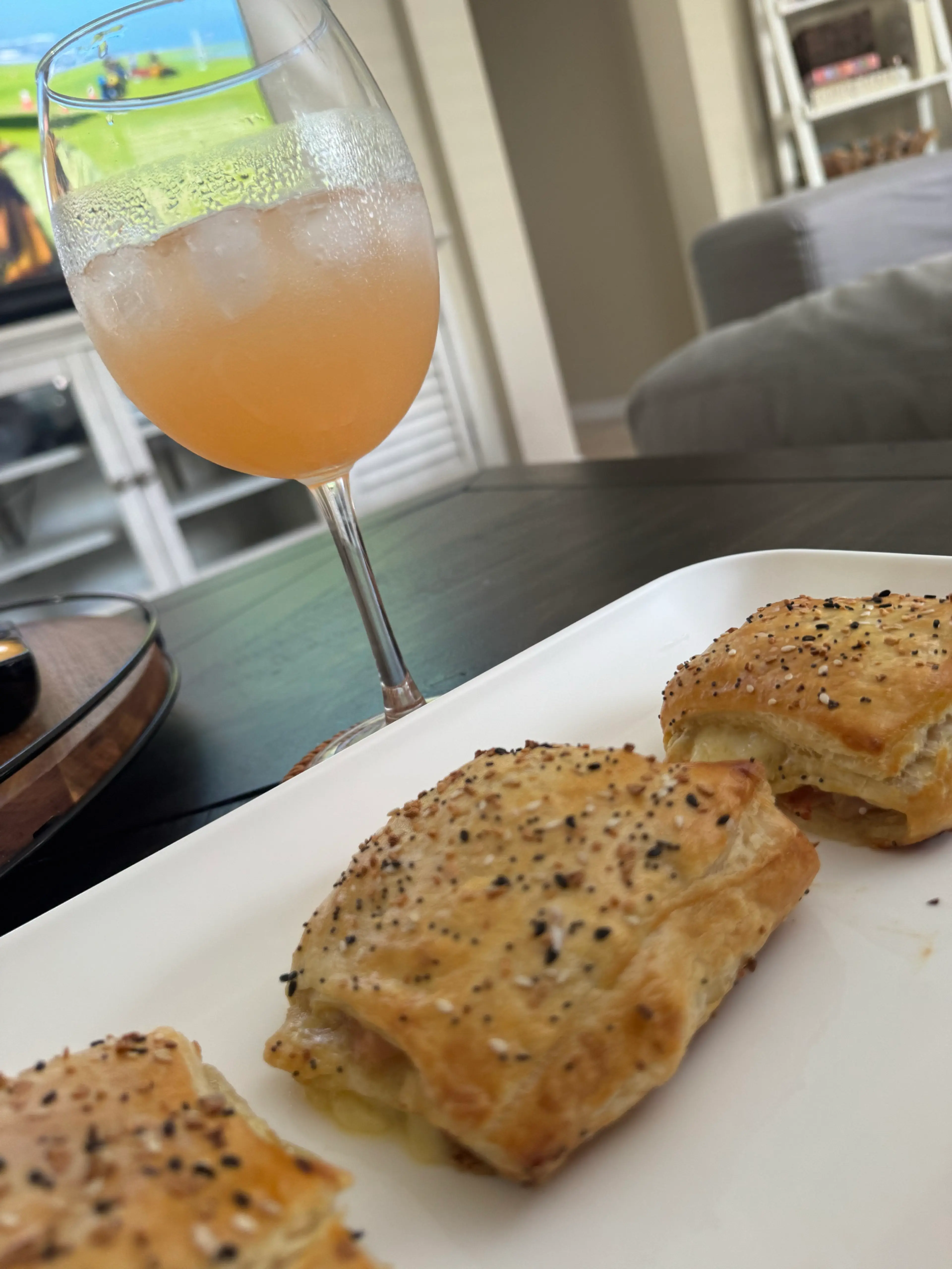 Ham and Swiss Croissant Rolls