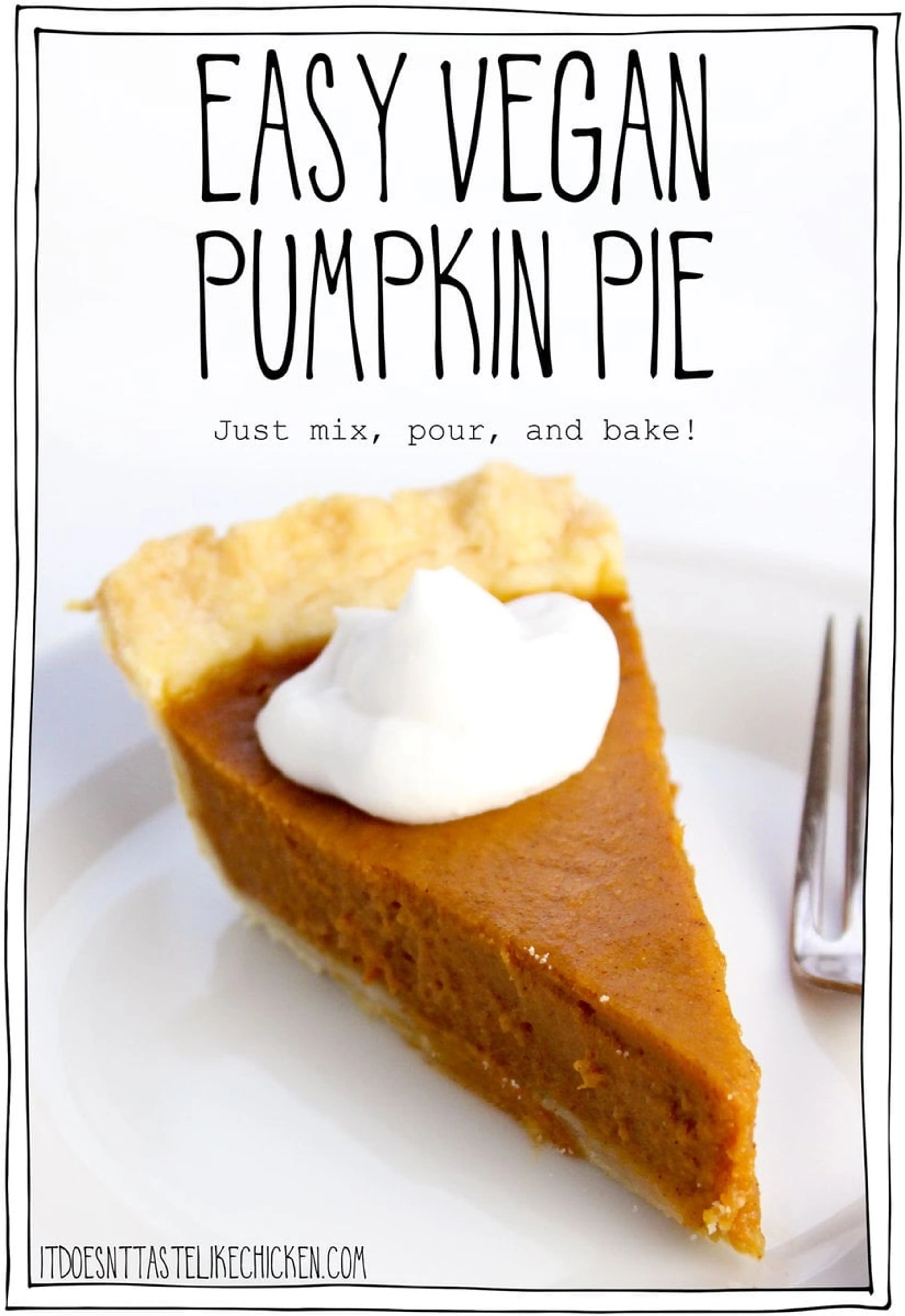 Easy Vegan Pumpkin Pie