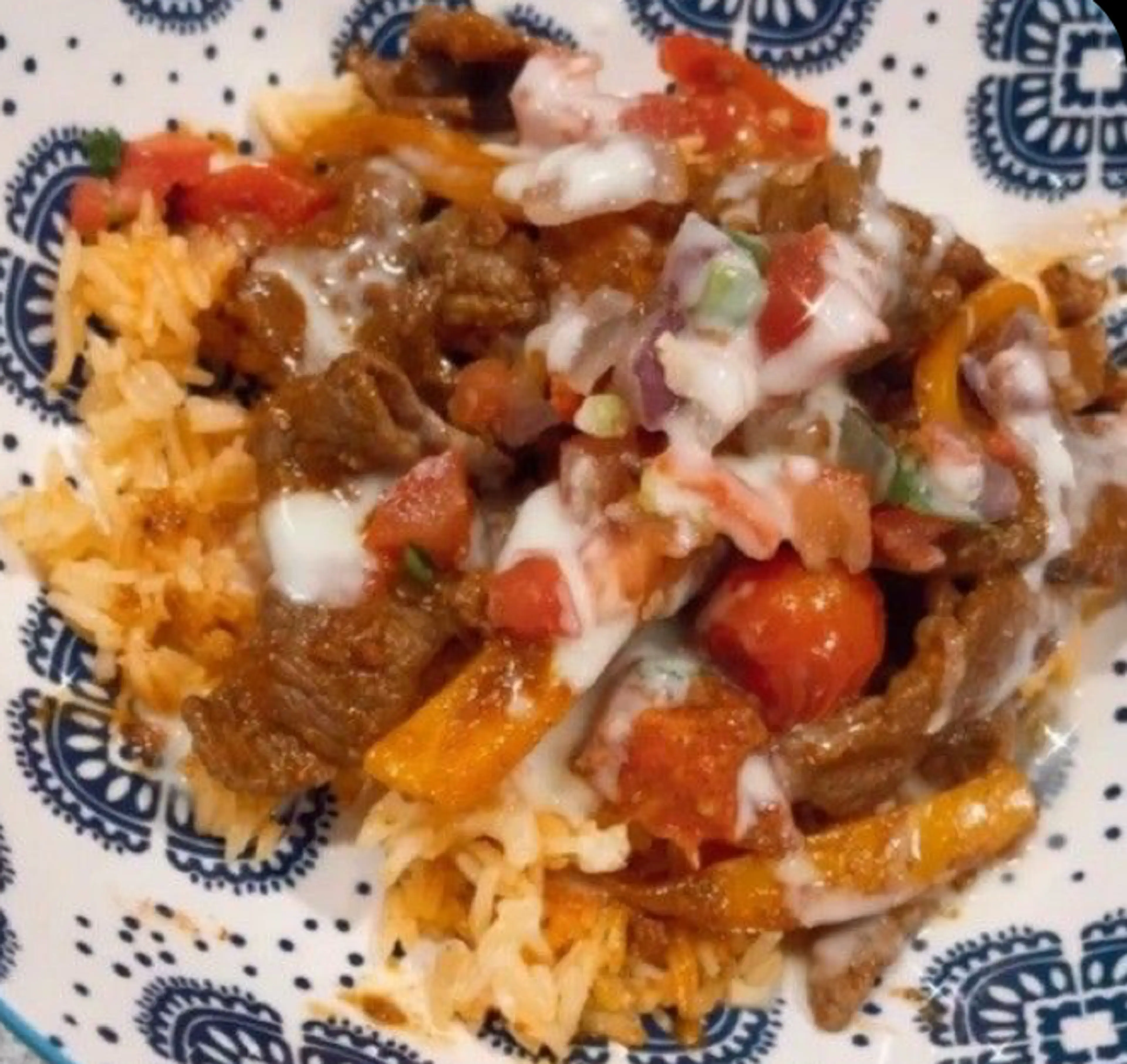 STEAK FAJITA RICE BOWL