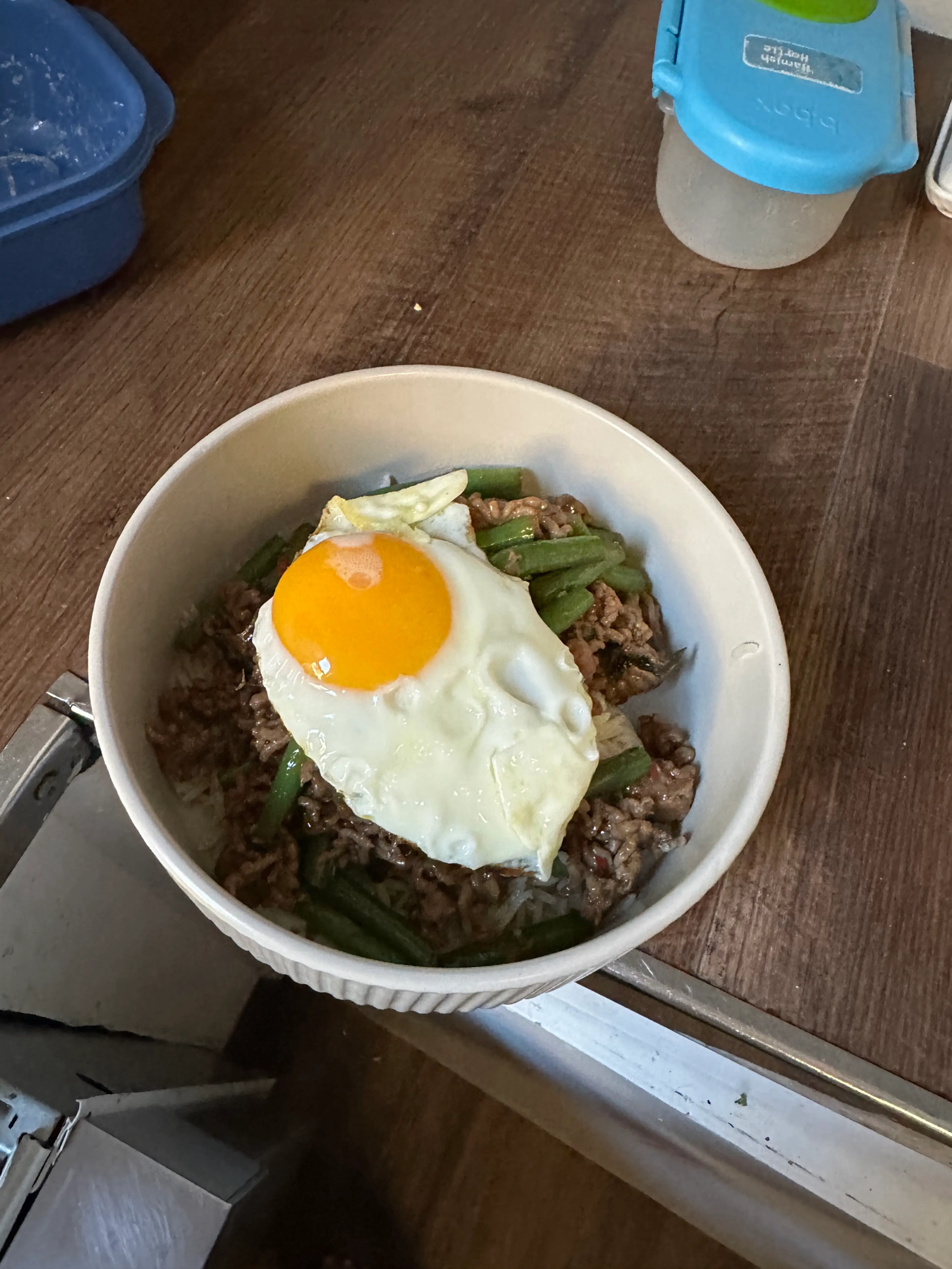 Thai Basil Beef Bowl (Pad Gra Pow)