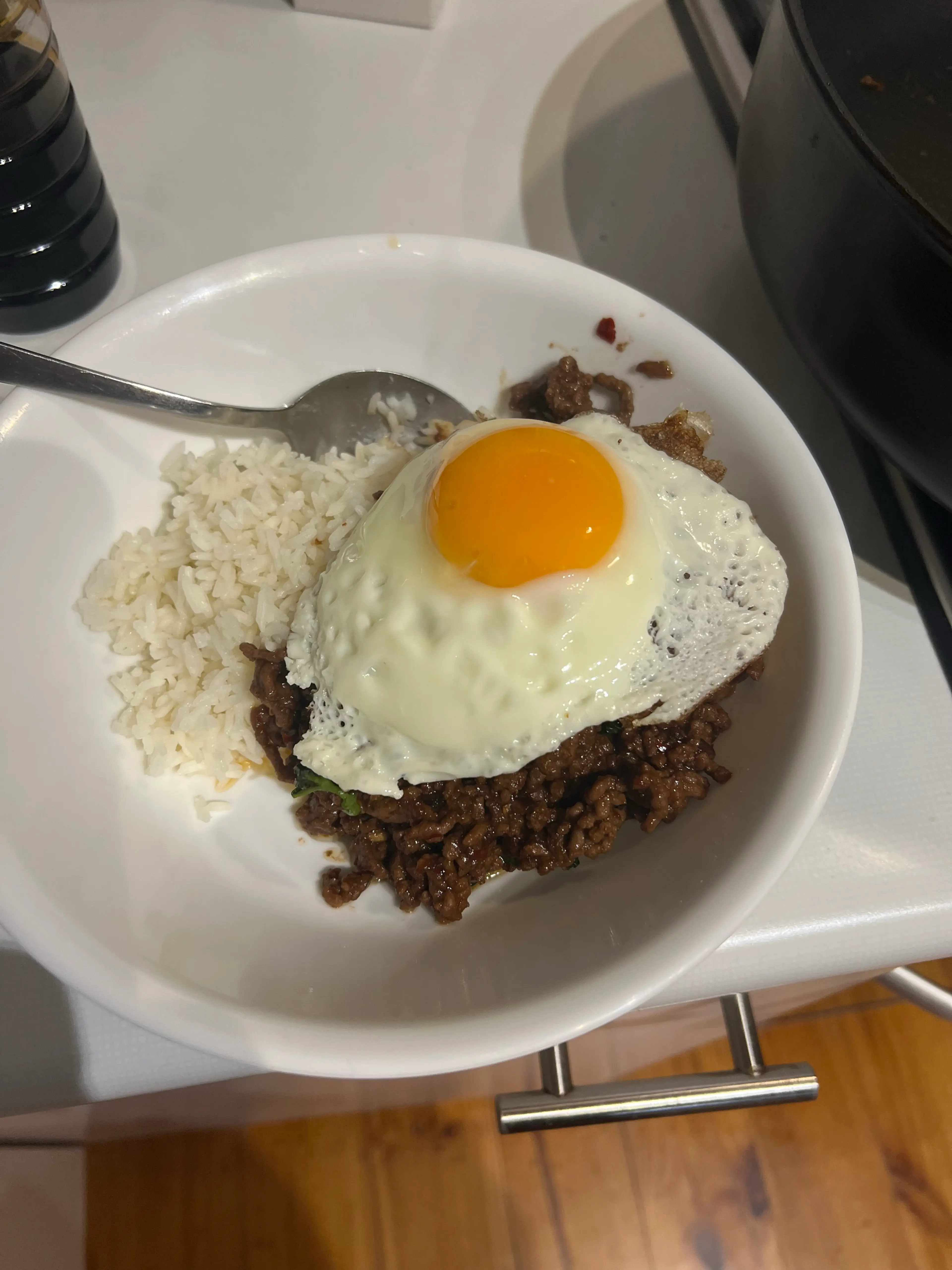 Thai Basil Beef Bowl (Pad Gra Pow)
