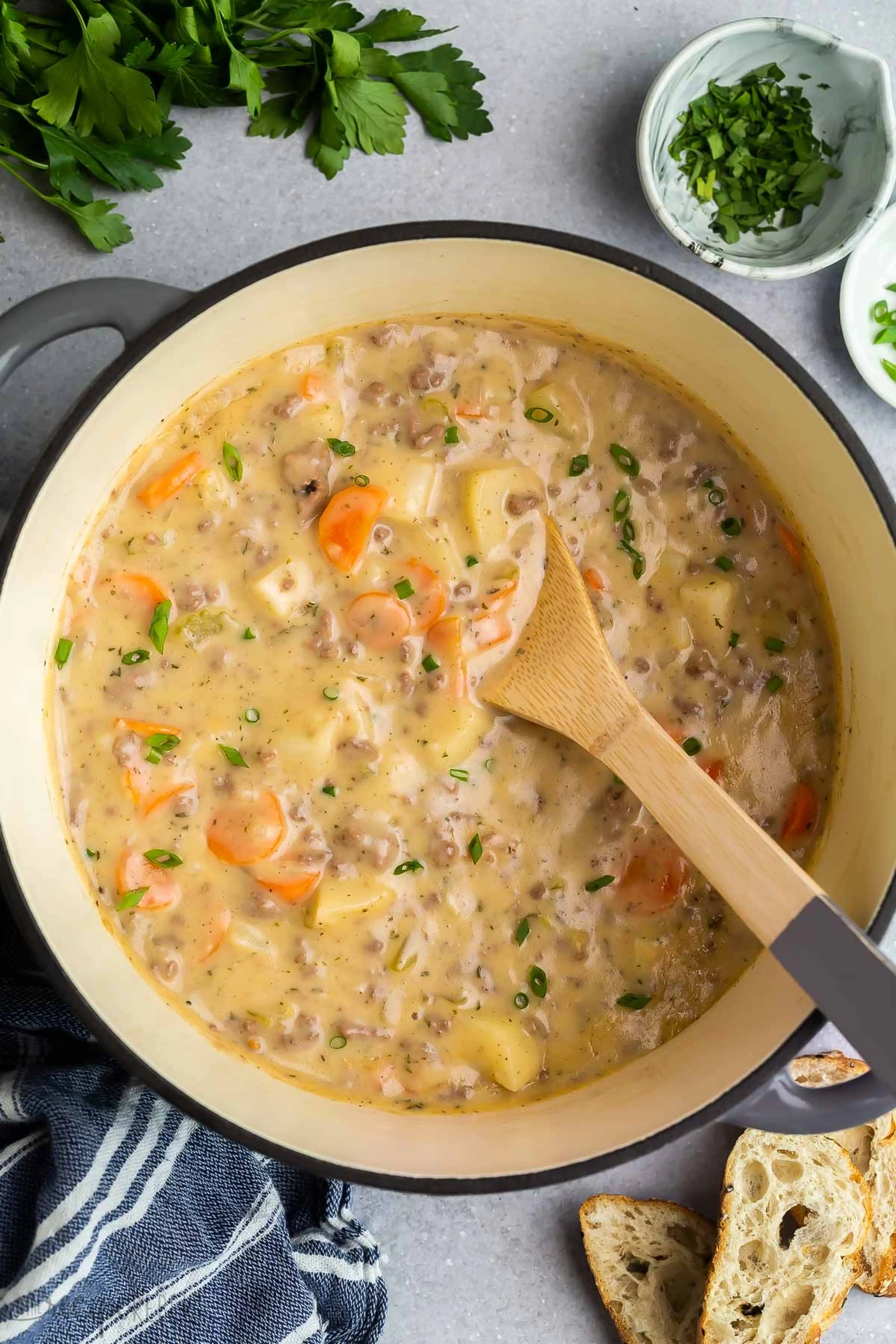 Cheeseburger Soup