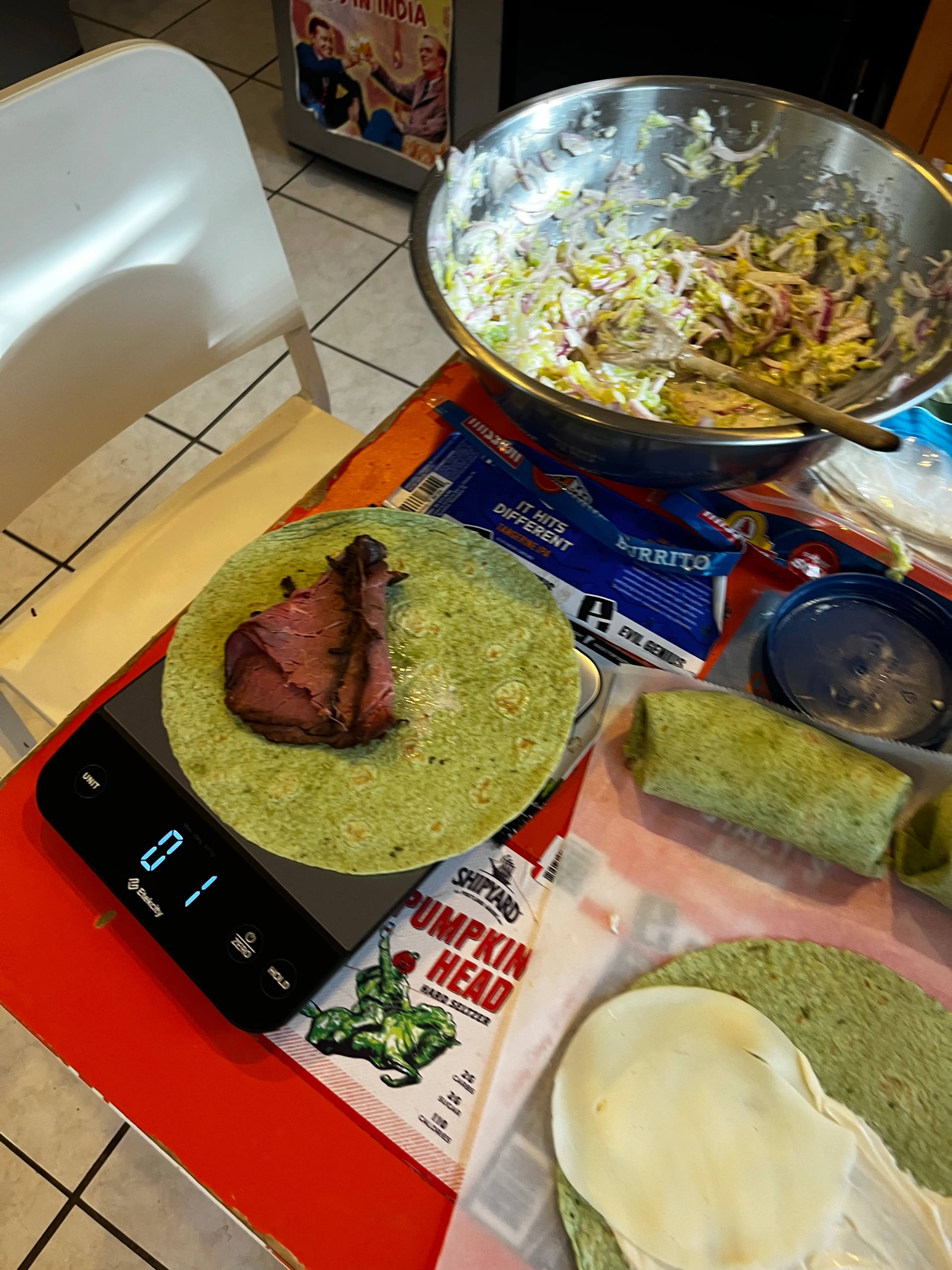 Roast Beef Wraps