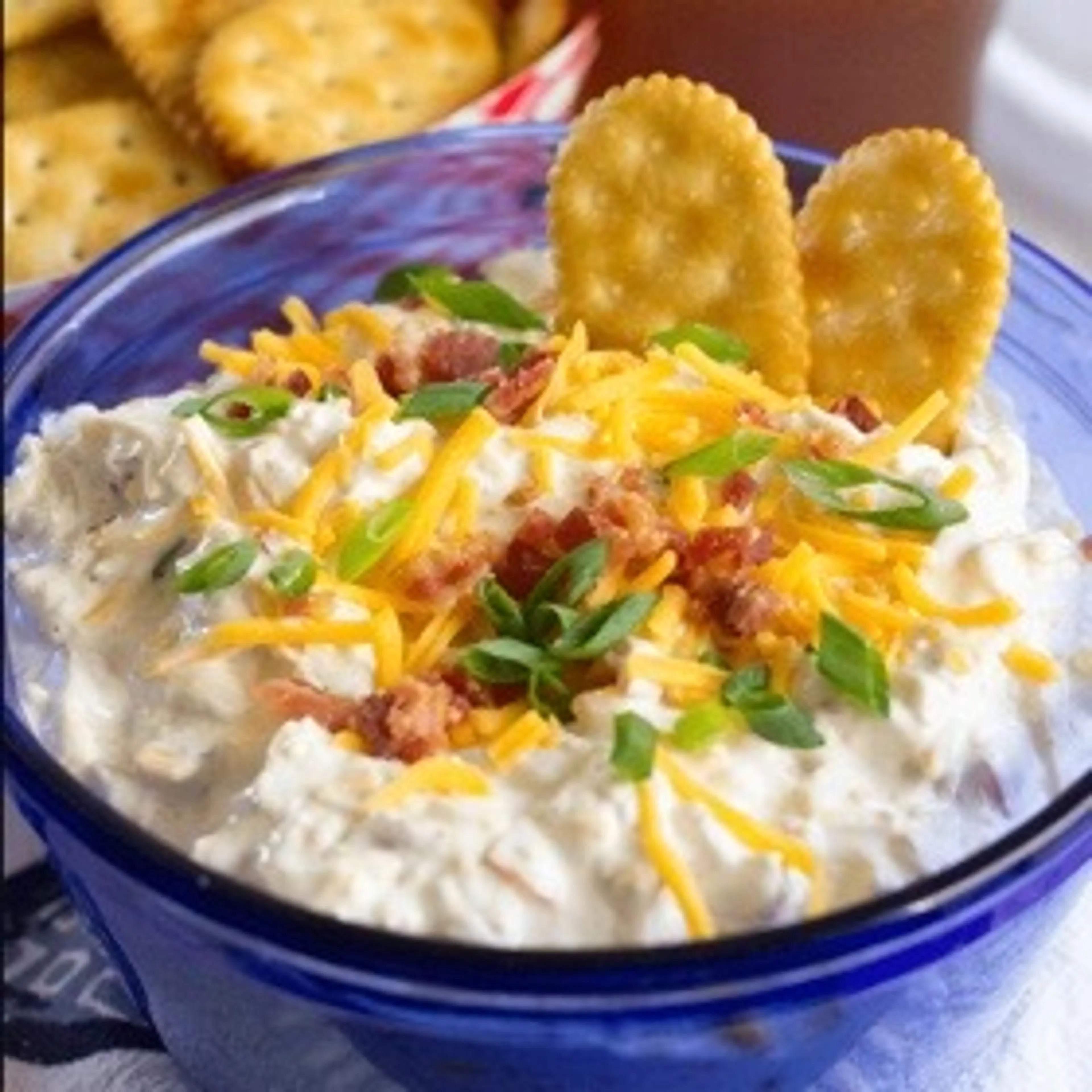 Ultimate Loaded Garlic Chicken Dip
