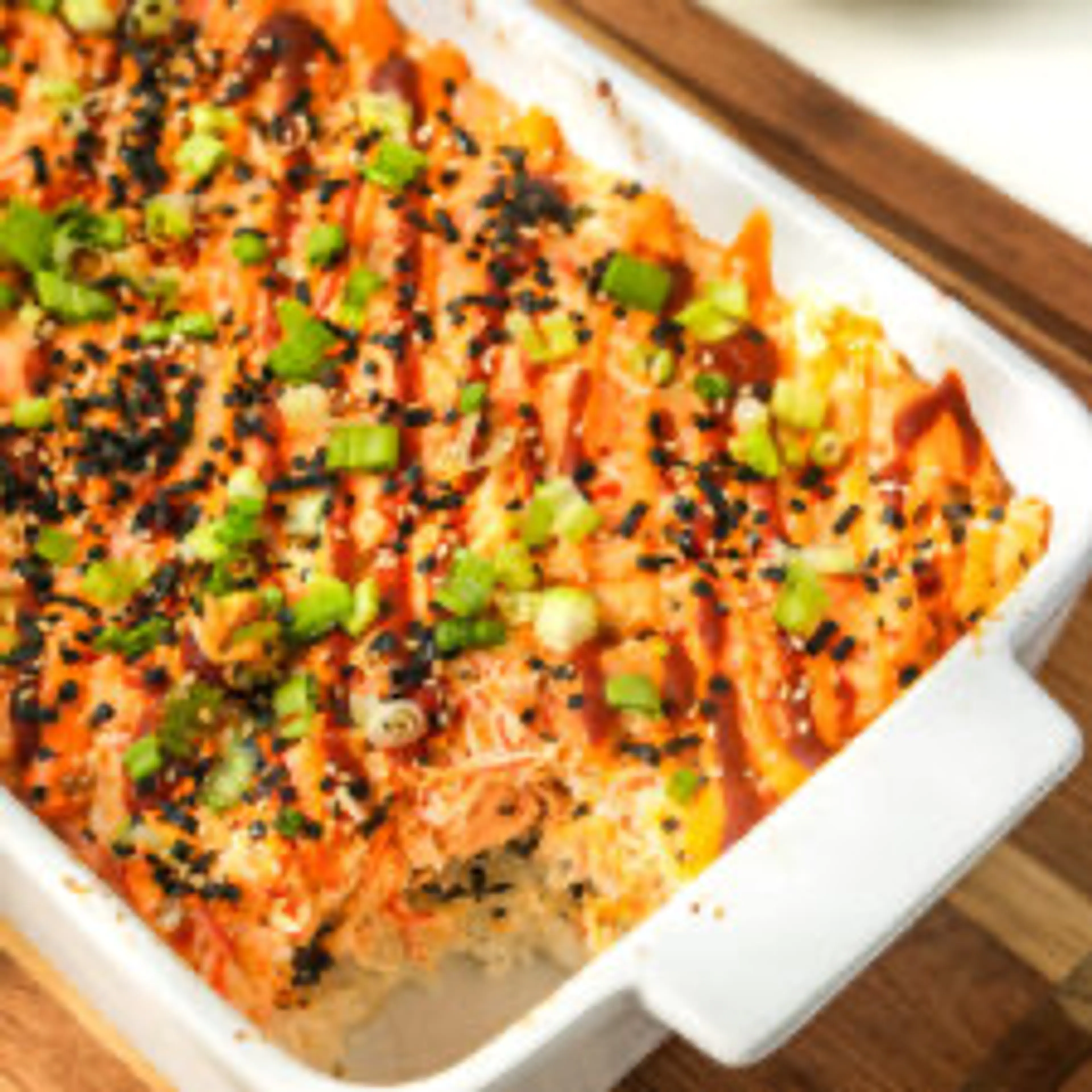 Salmon Sushi Bake
