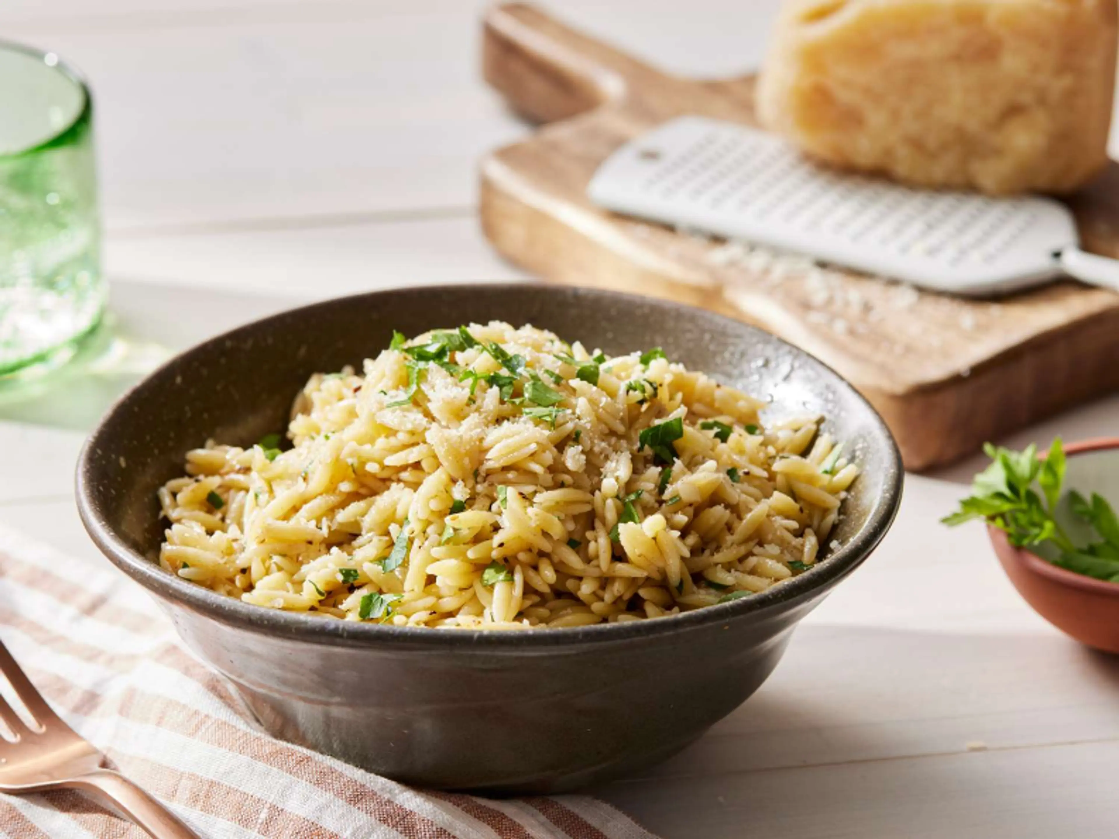 Parmesan Garlic Orzo