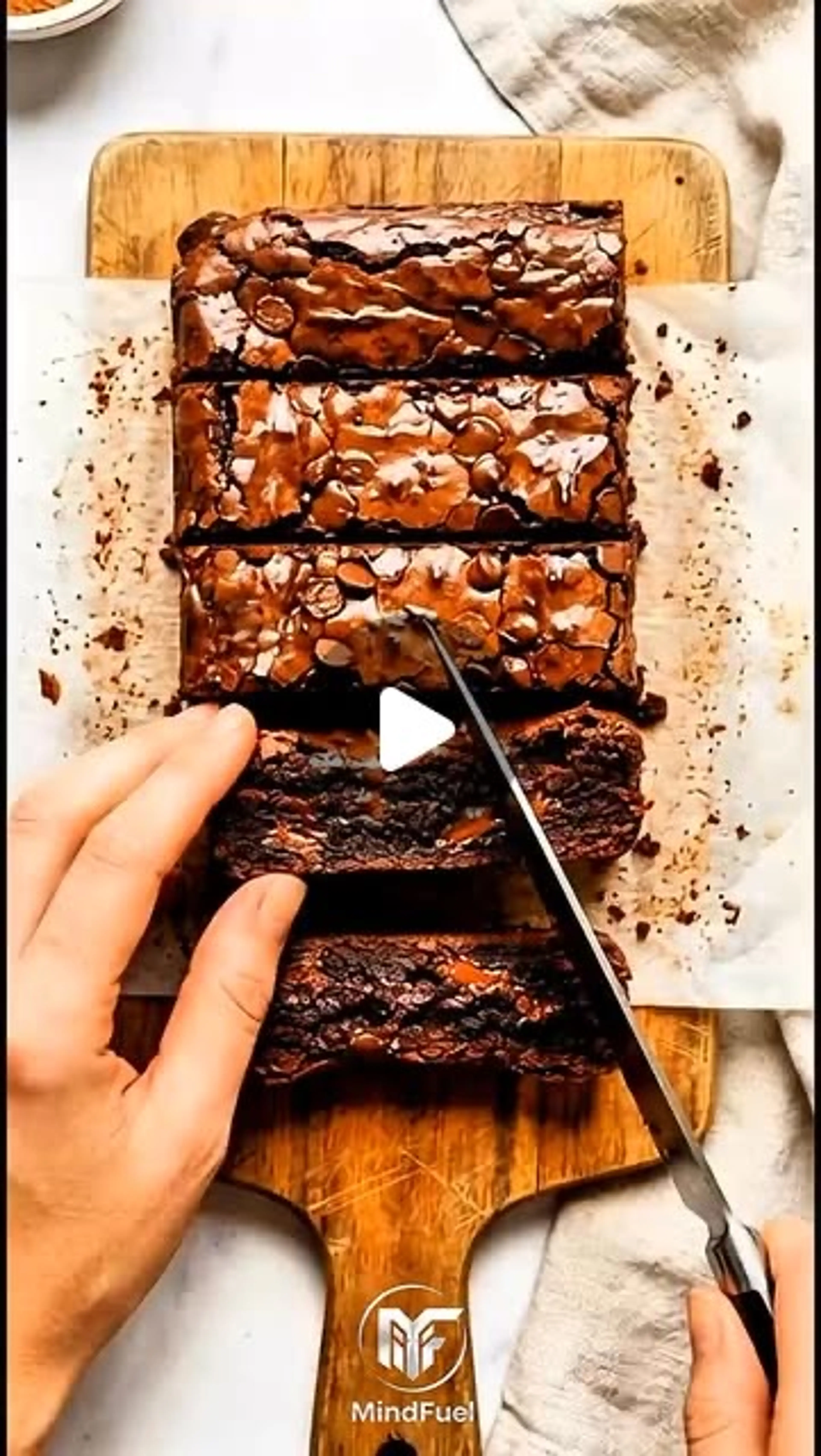 Healthy Brownies with Just 3 Ingredients — Fudgy, Flourless,