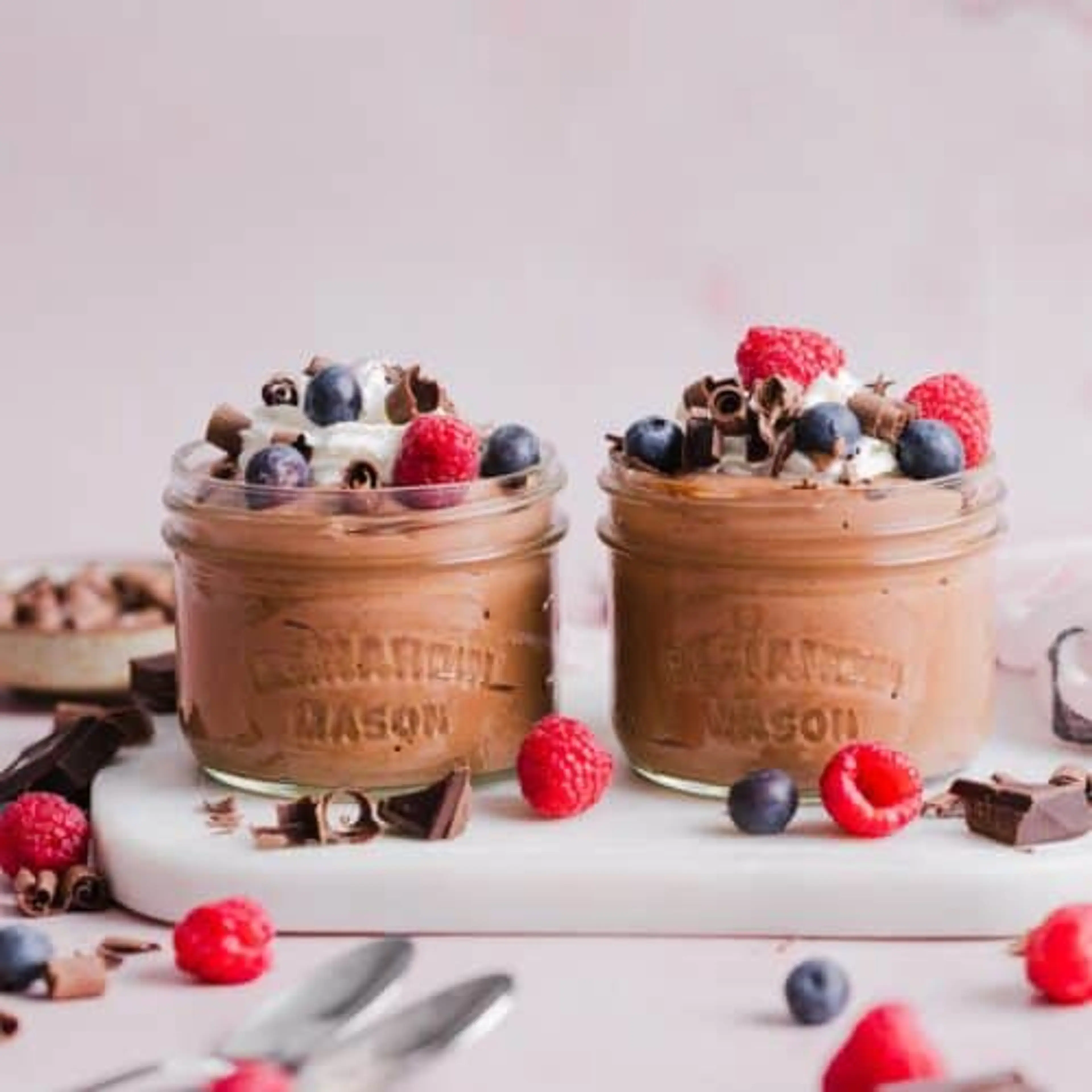 High Protein Chocolate Date Mousse