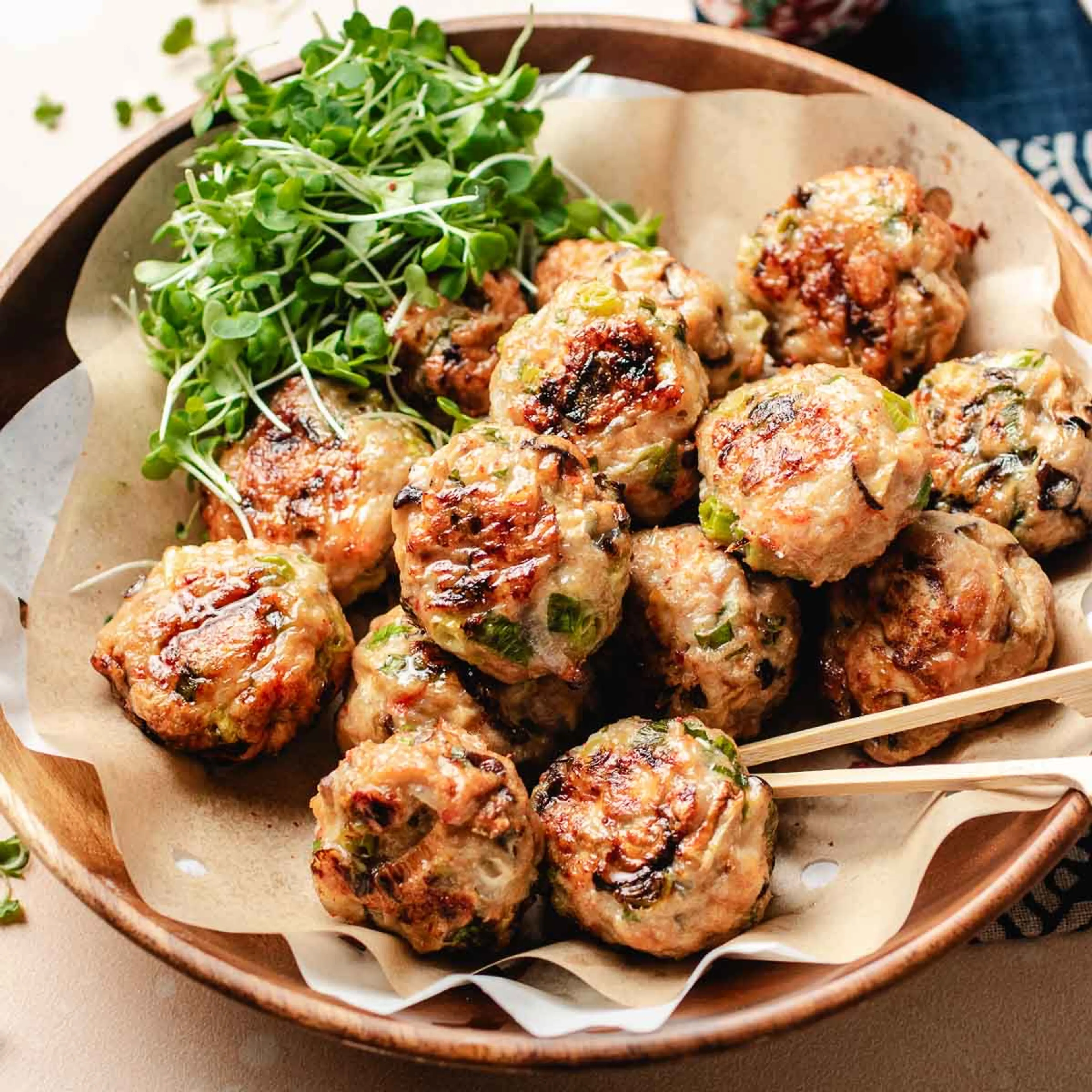 Asian wonton meatball bites recipes