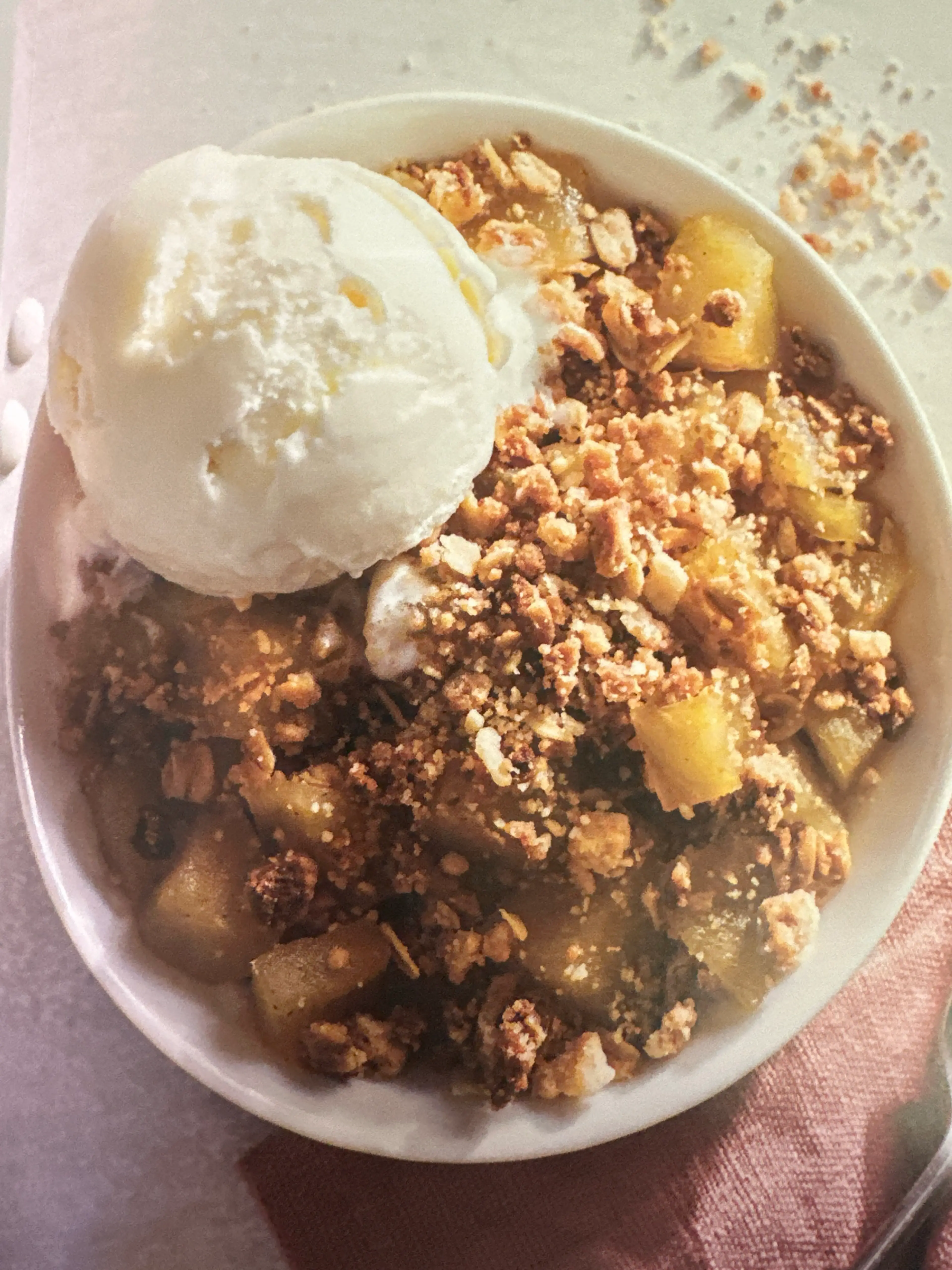 no-bake apple crisp