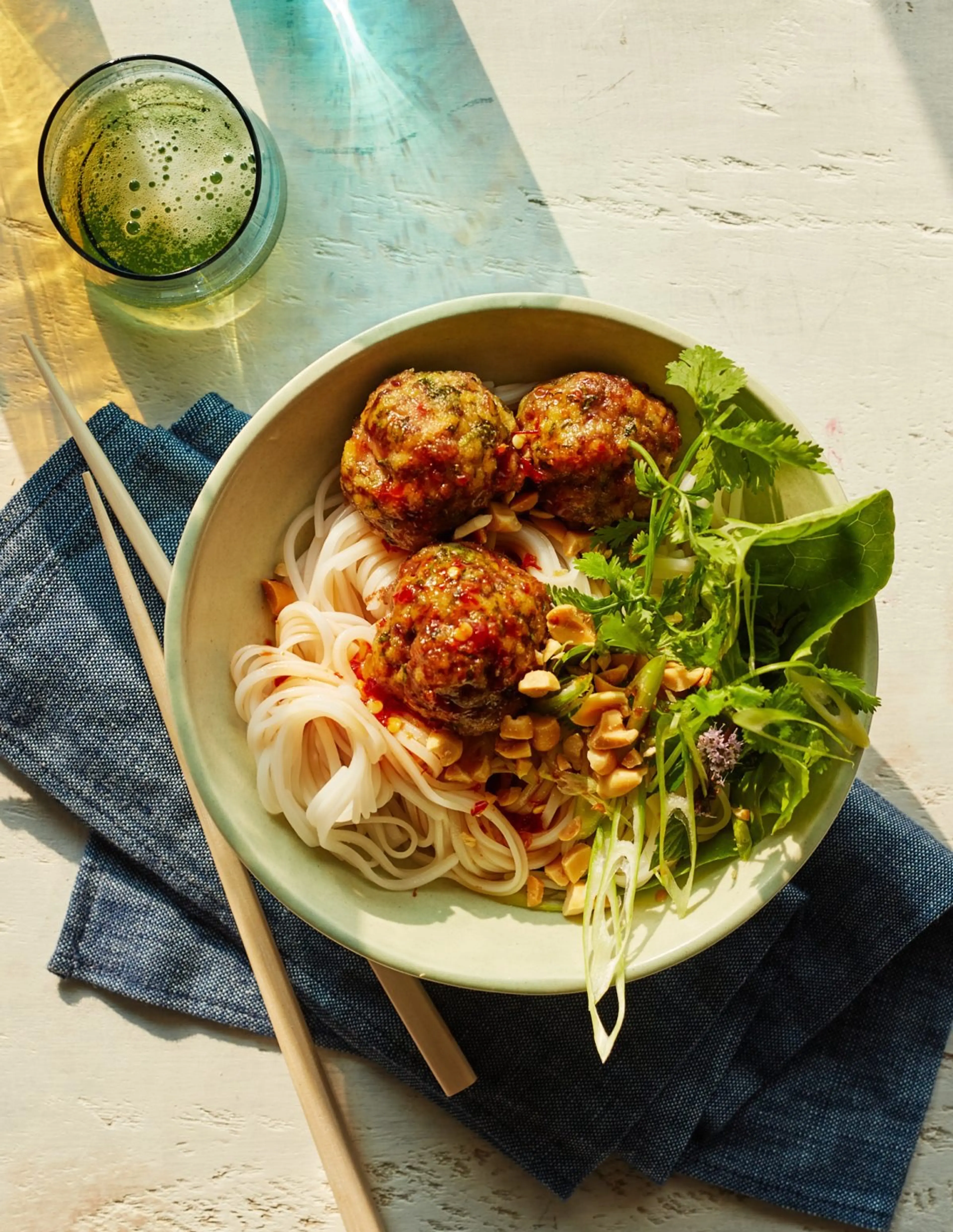 Vietnamese-Style Meatballs with Chili Sauce