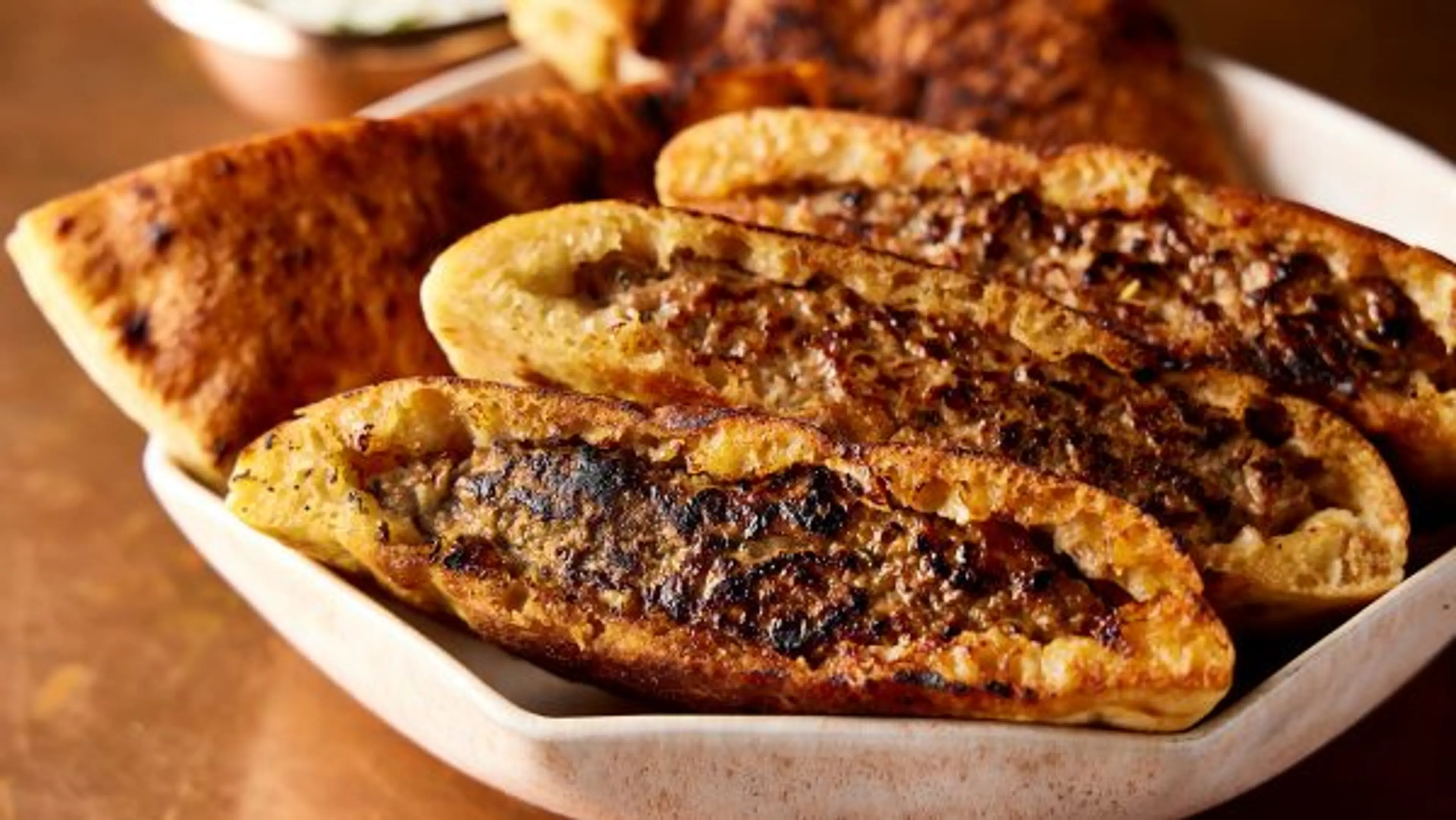 Skillet-Toasted Beef-Stuffed Pitas (Arayes)