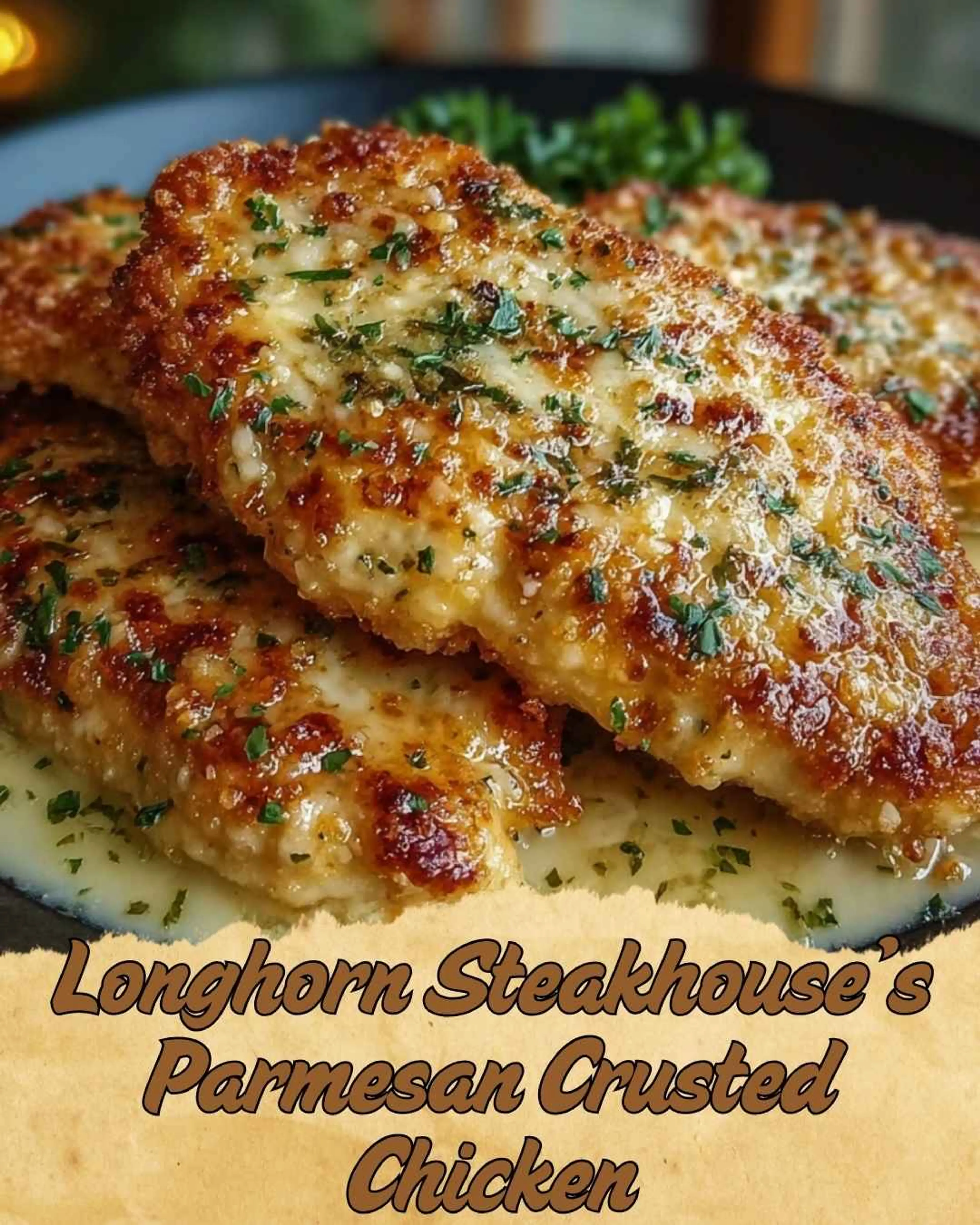 Longhorn Steakhouse’s Parmesan Crusted Chicken