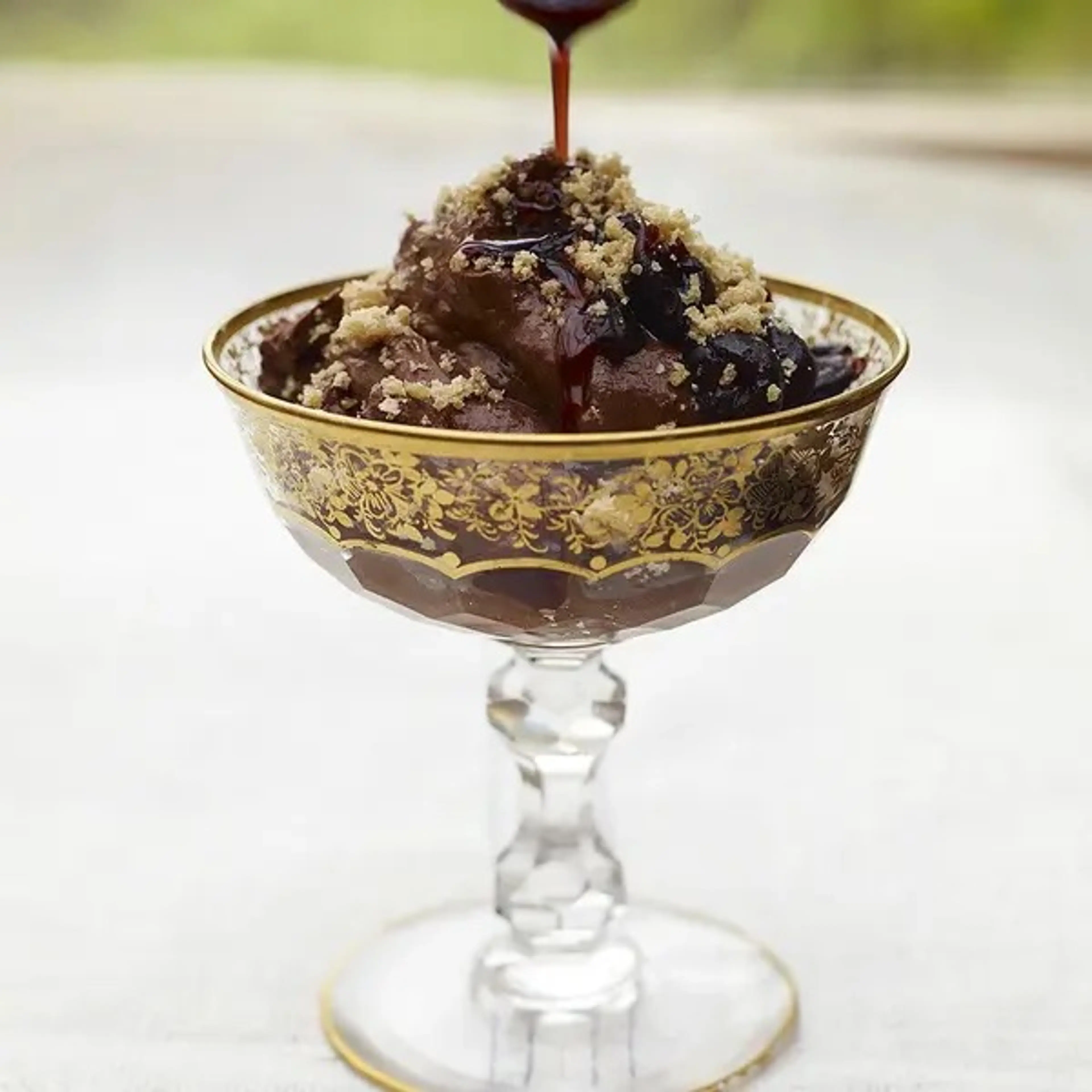 Delicious chocolate mousse