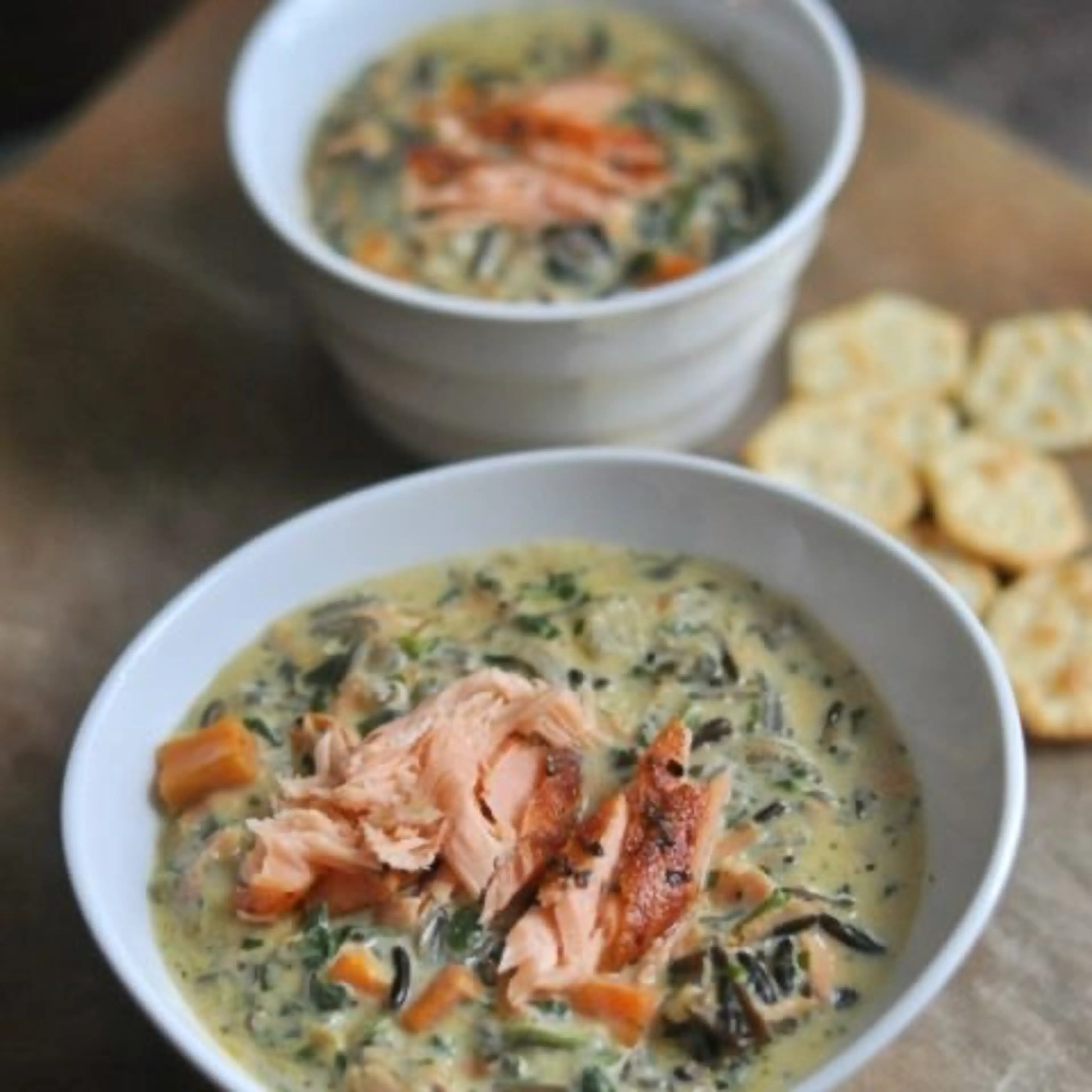 Salmon Wild Rice Soup