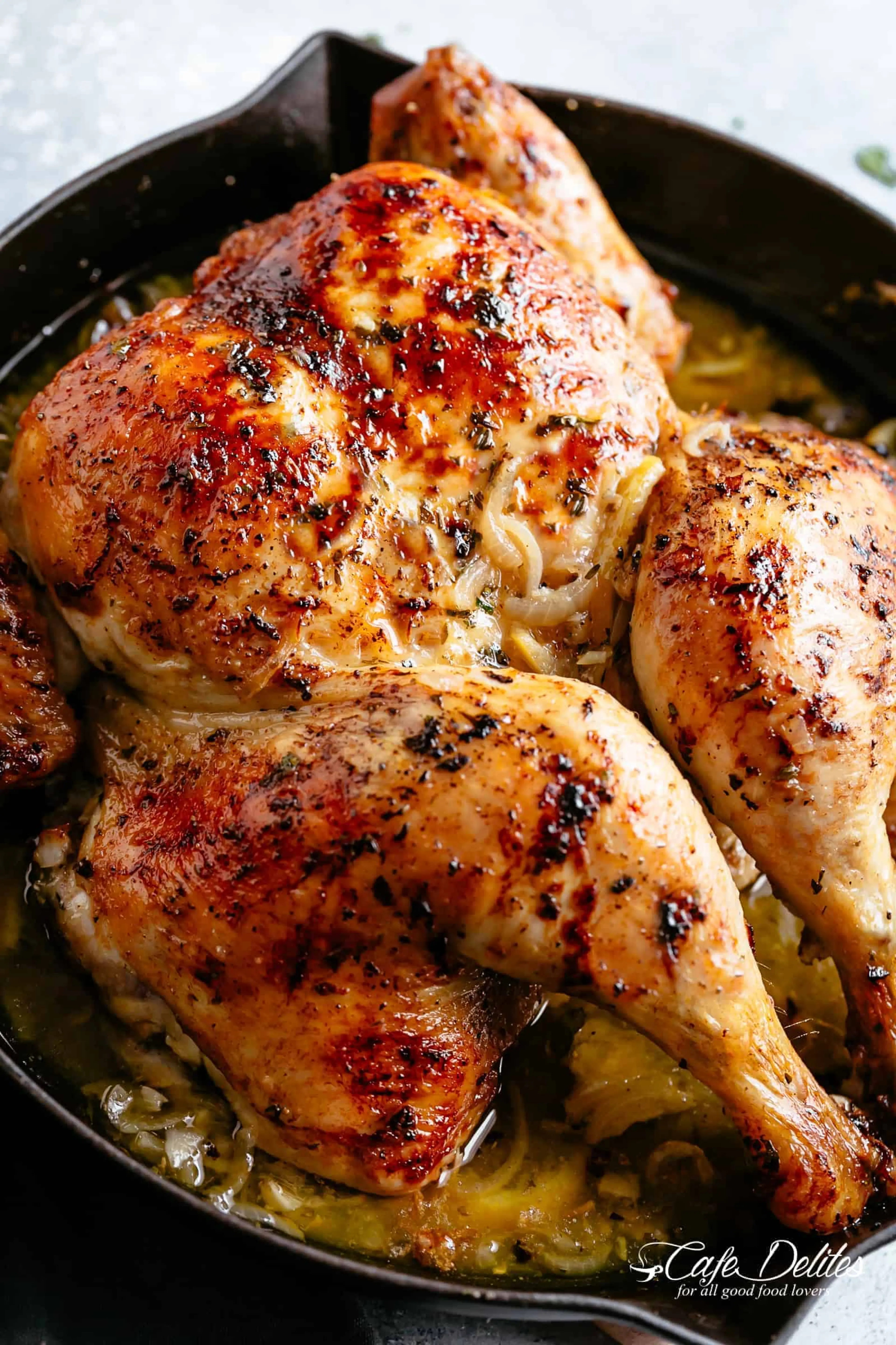 Lemon Garlic Roast Chicken