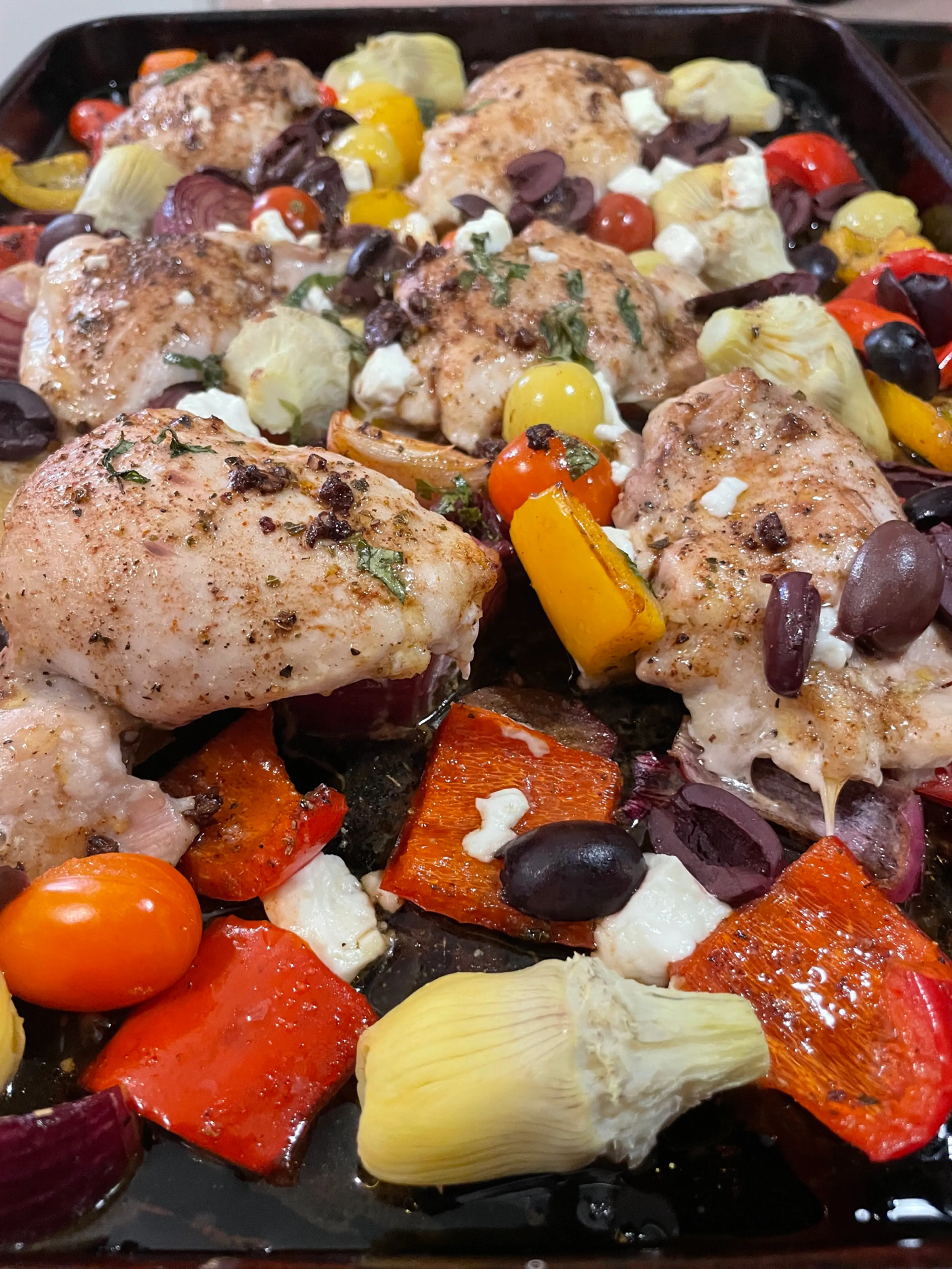 Sheet Pan Greek Chicken