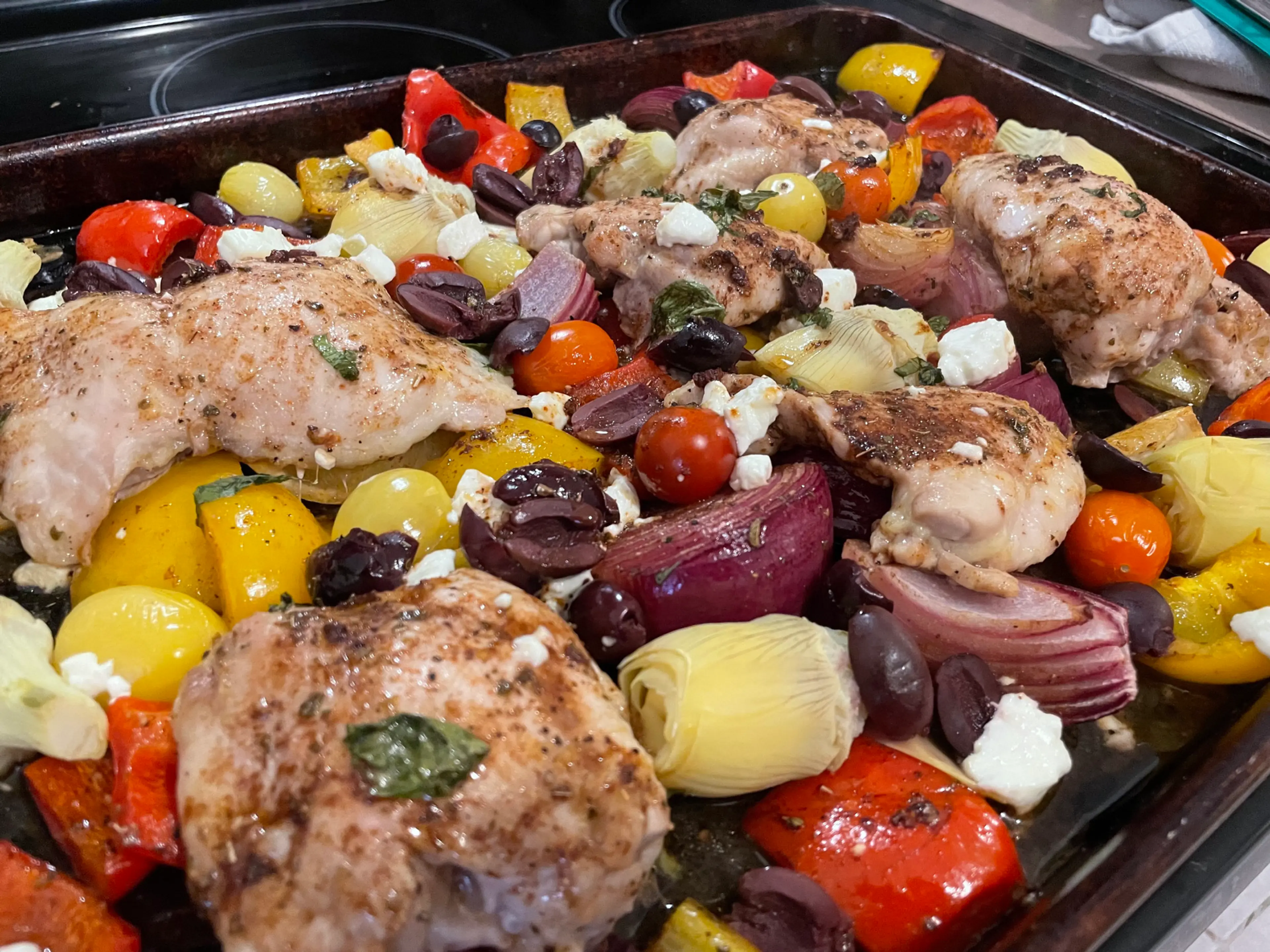 Sheet Pan Greek Chicken