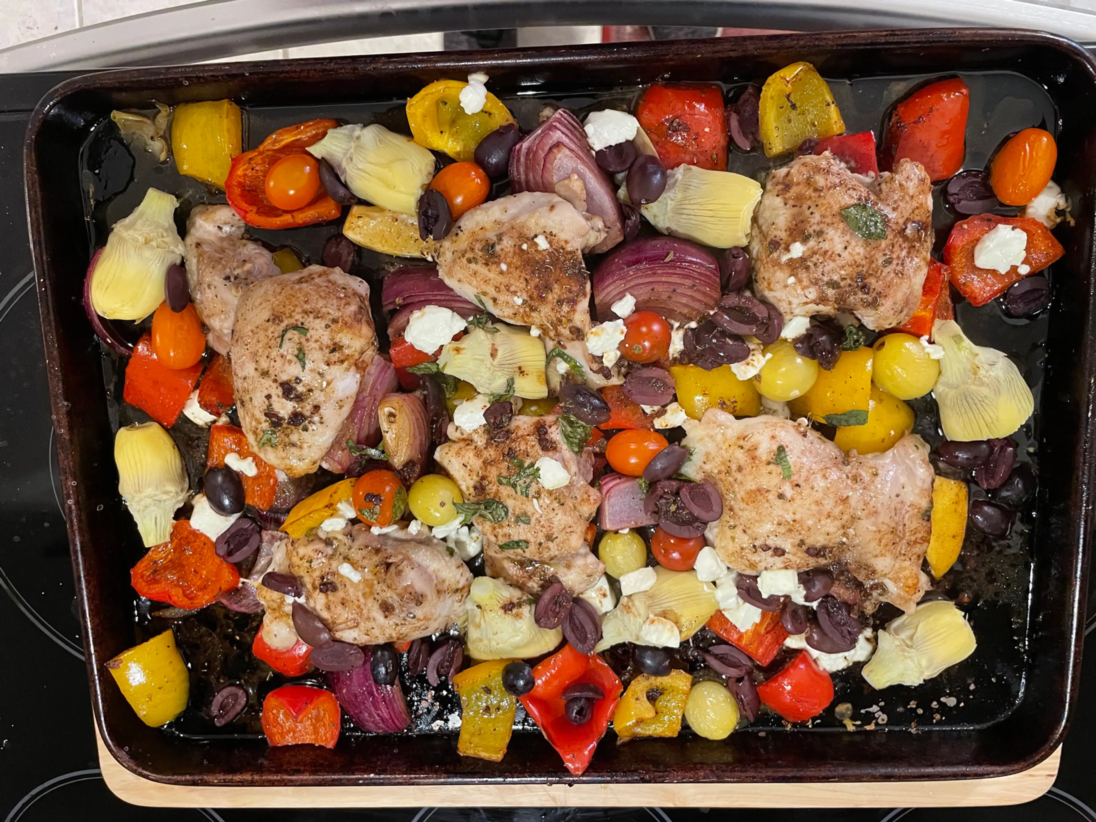 Sheet Pan Greek Chicken