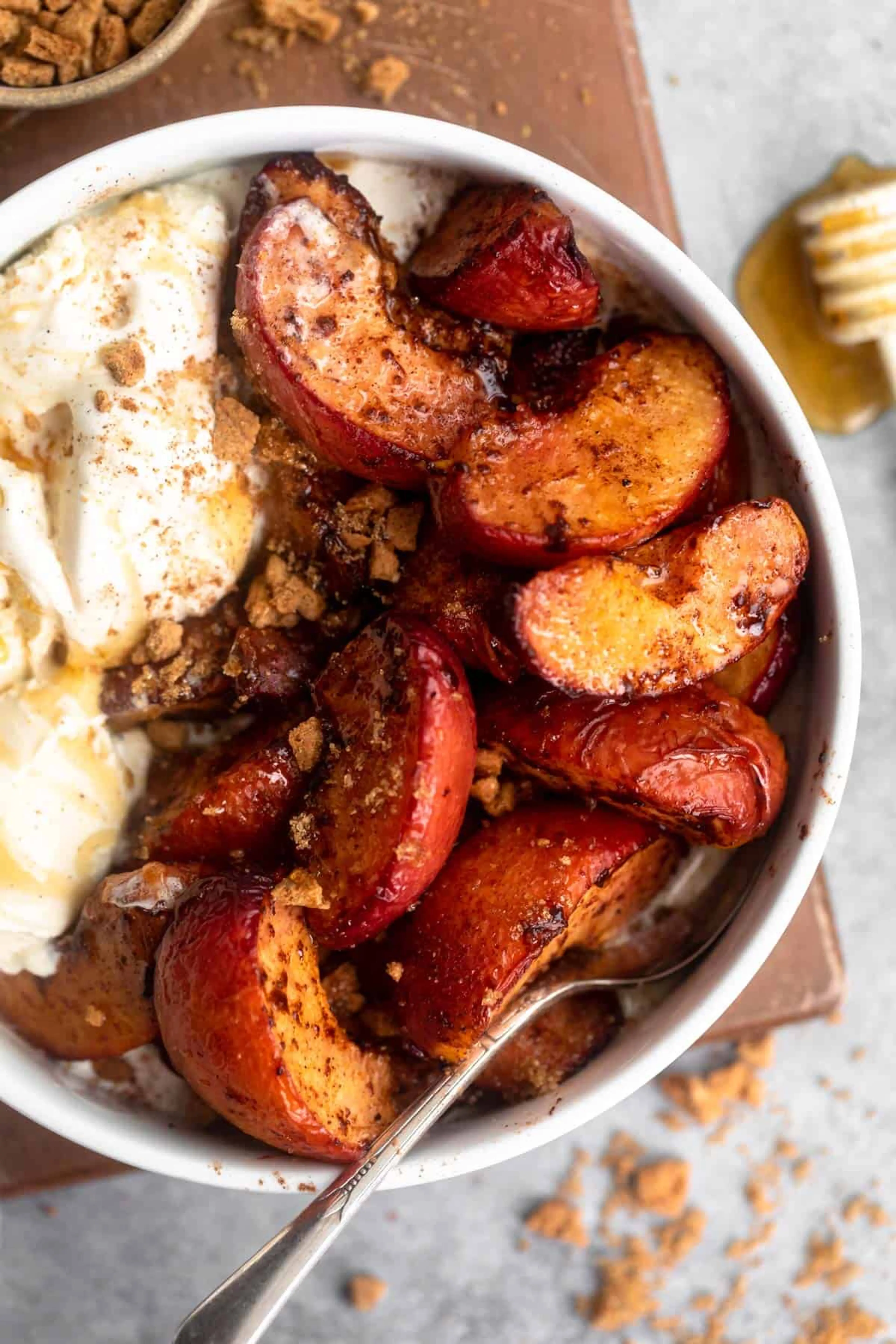 Air Fryer Peaches