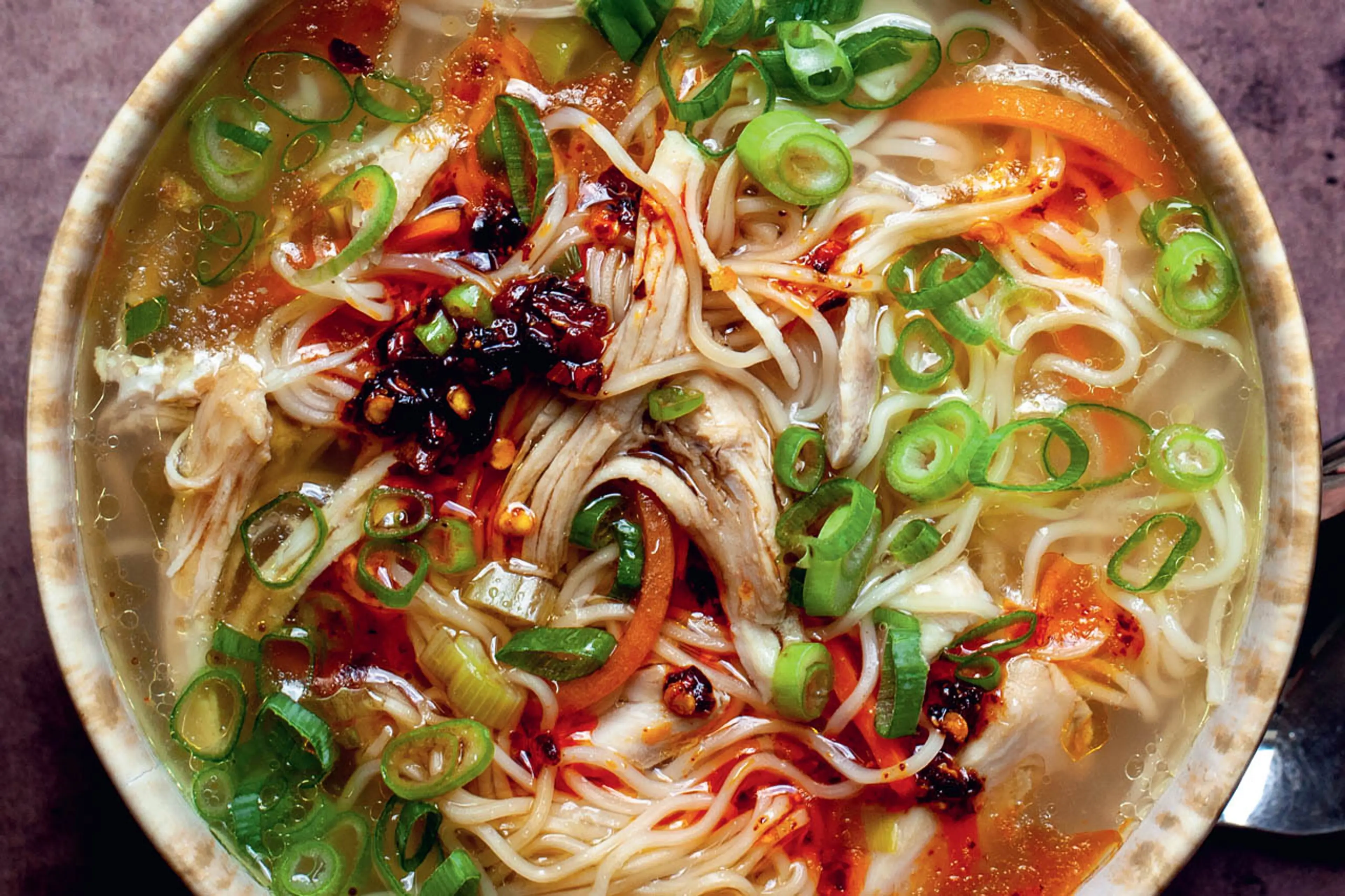 Ginger & Garlick Chicken Noodle Soup