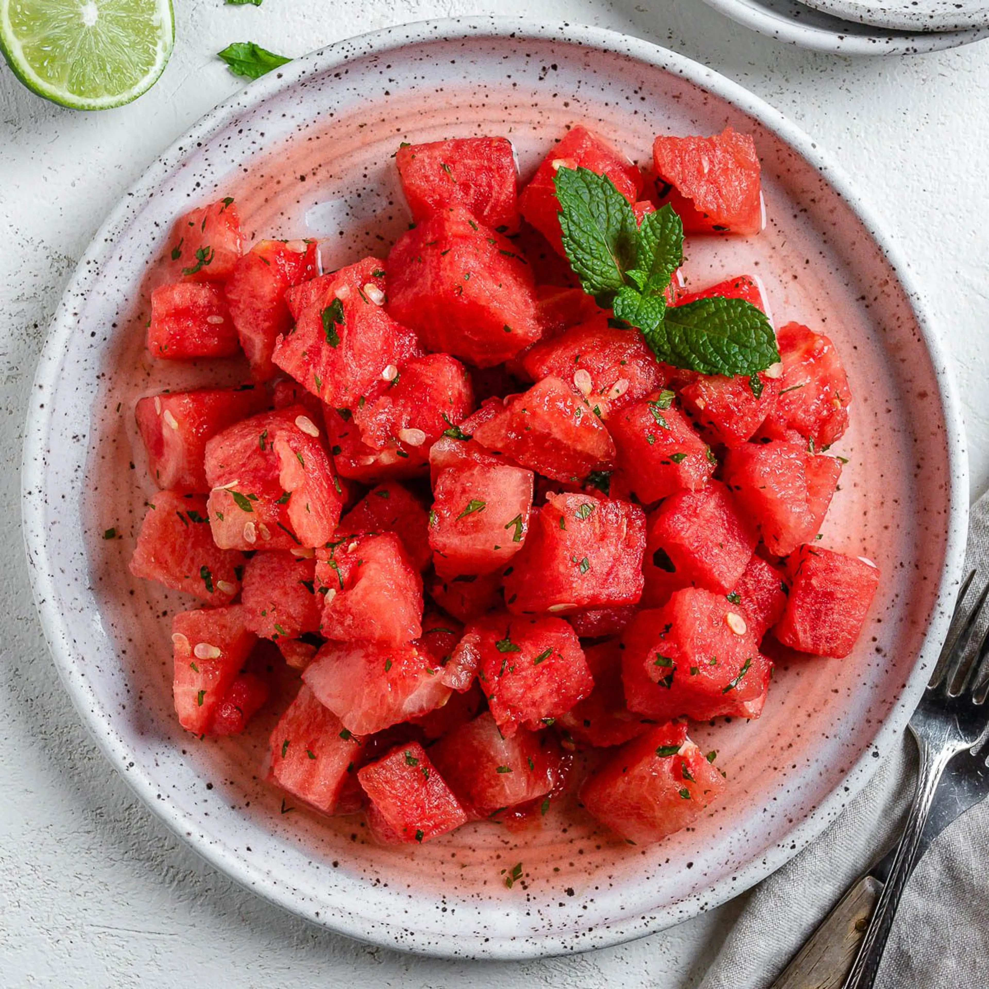 Watermelon Mint Salad