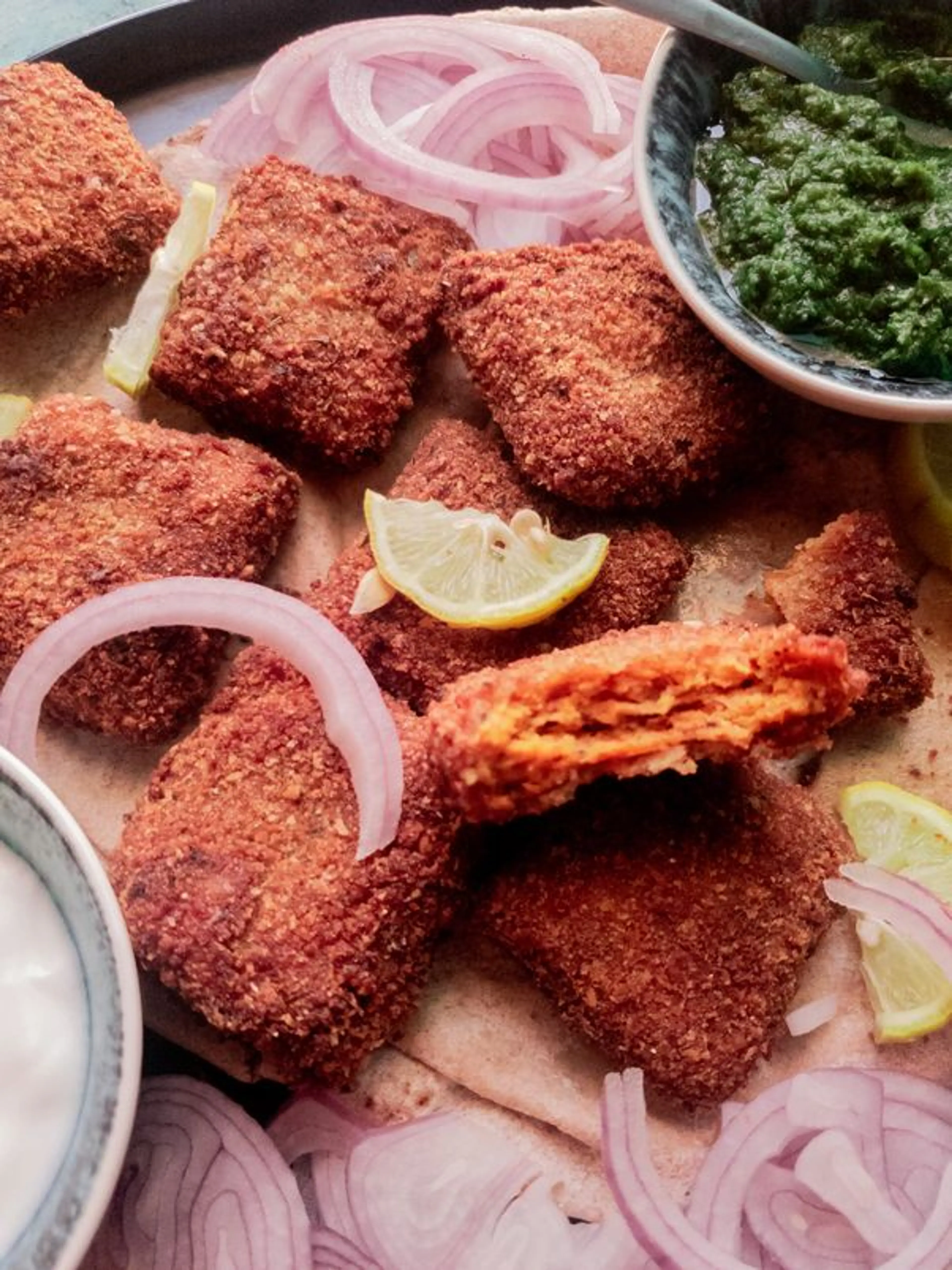 Tandoori chicken nuggets
