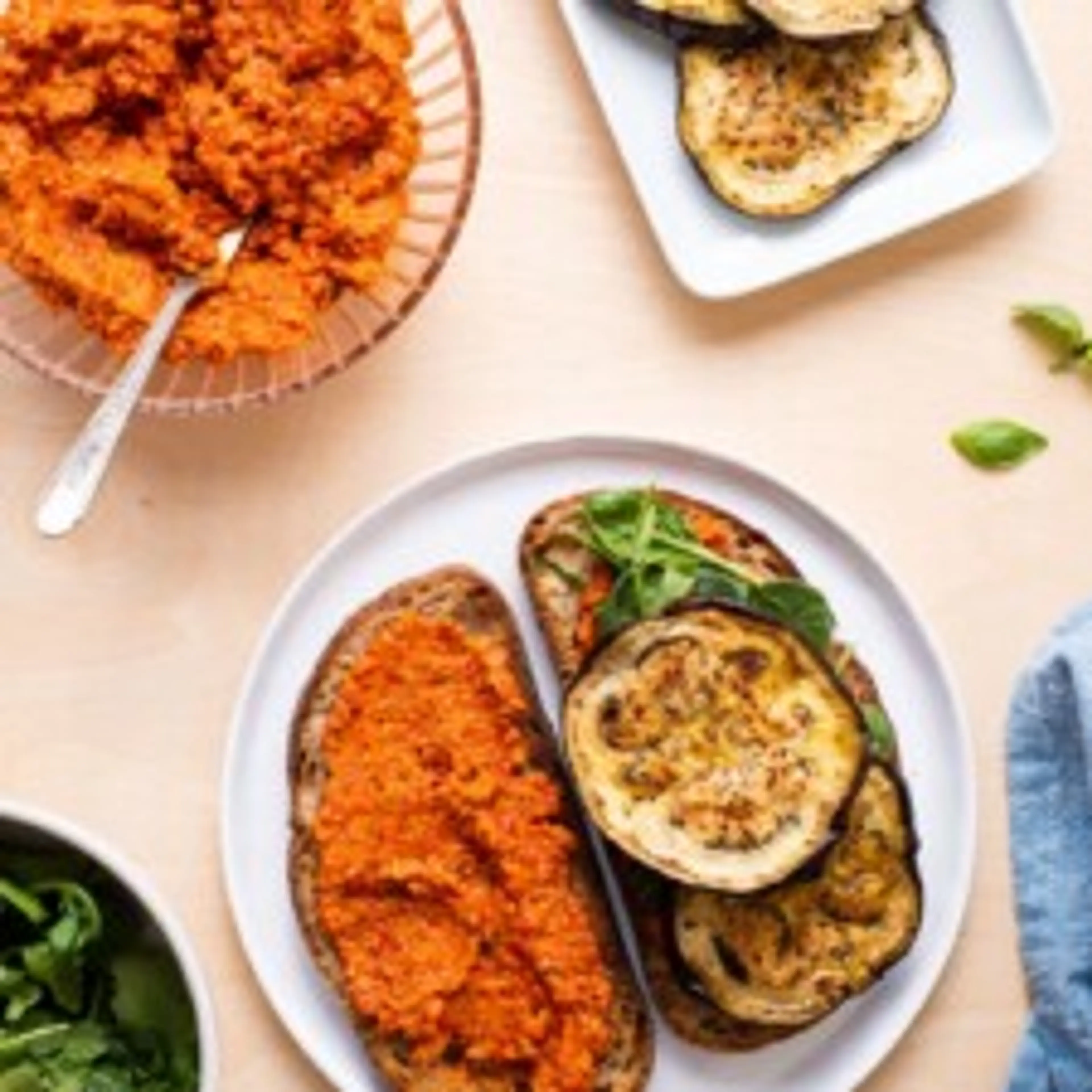 Roasted Eggplant Sandwich