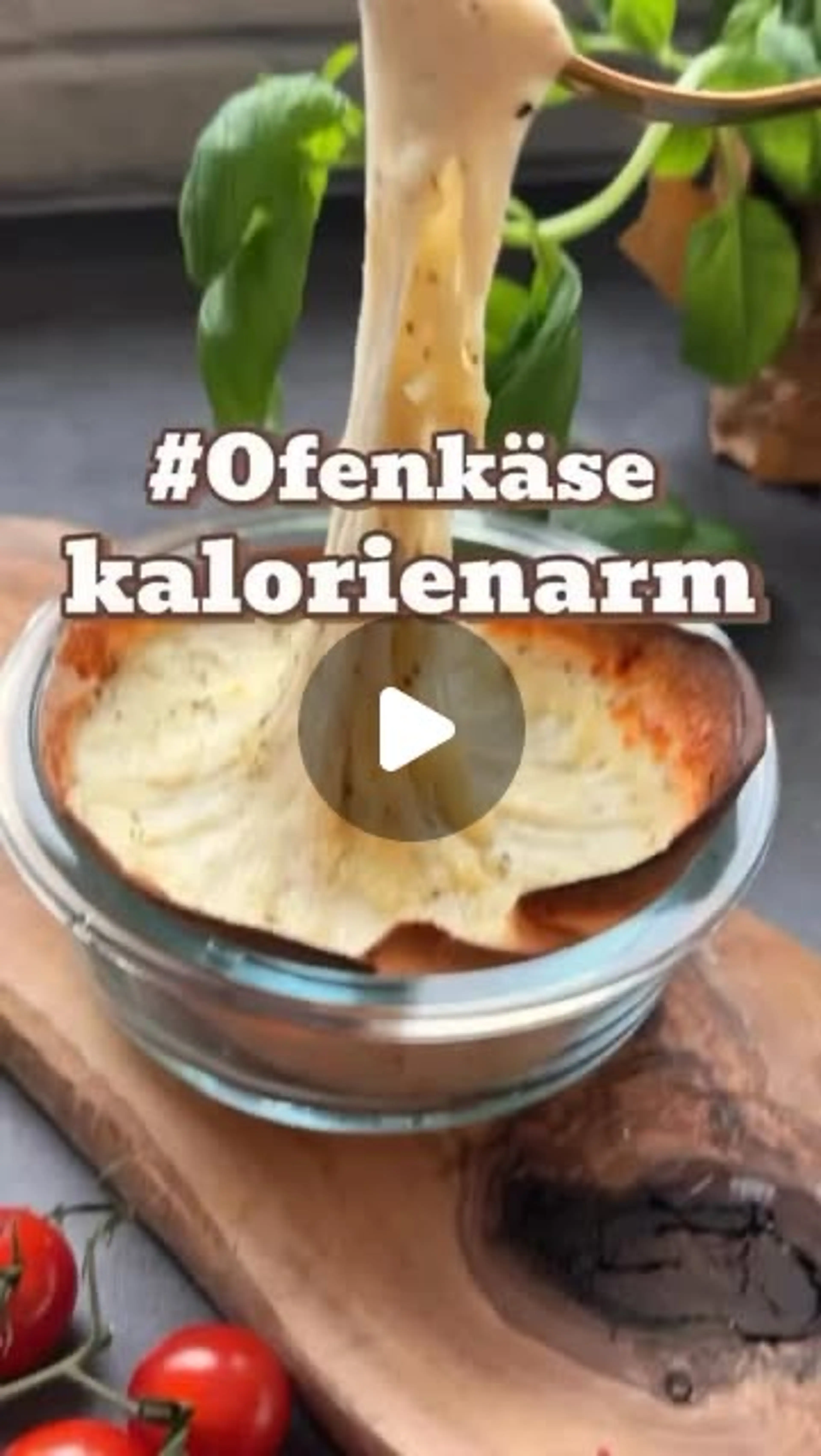 Kalorienarmer Ofenkäse