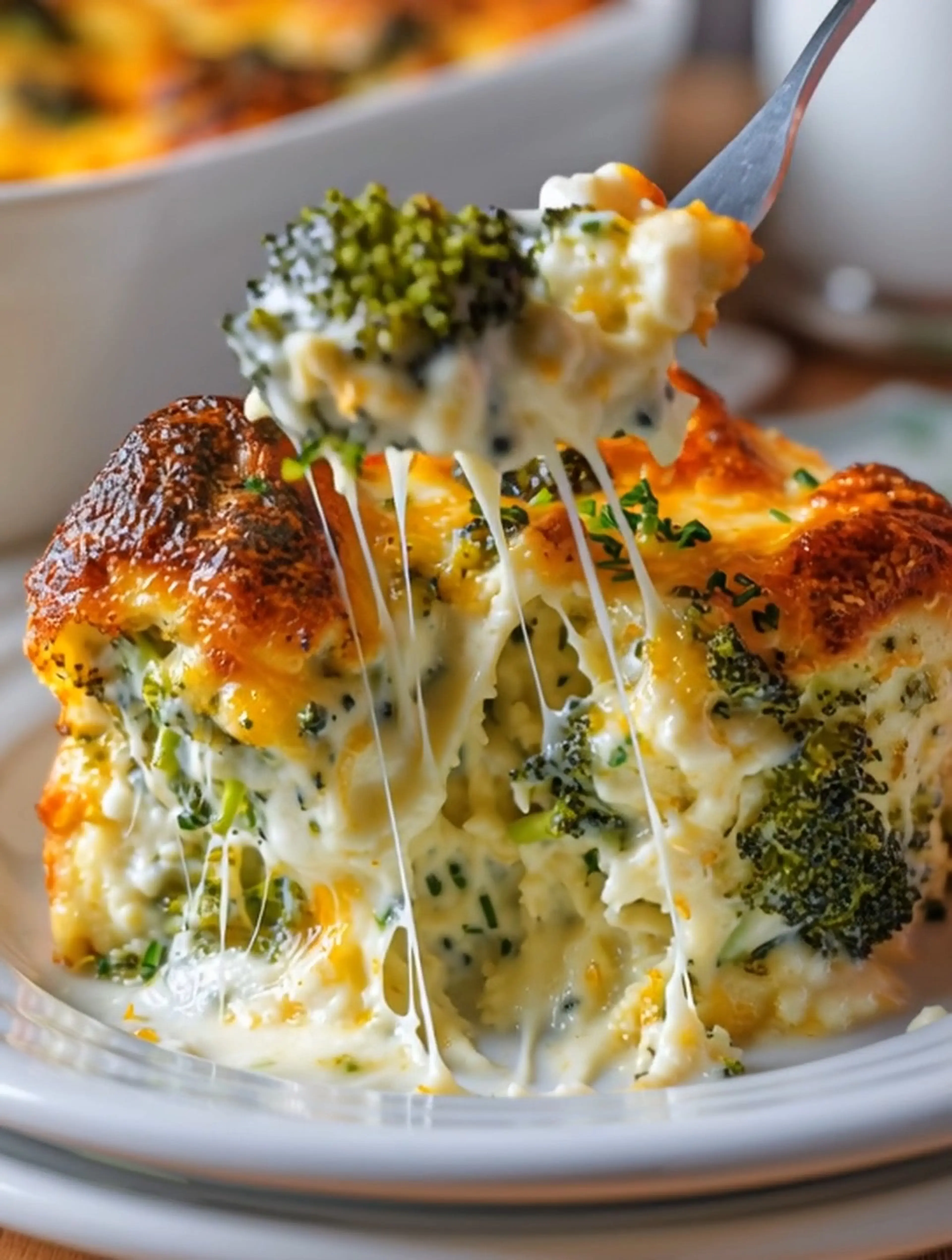 Broccoli Cottage Cheese Bake